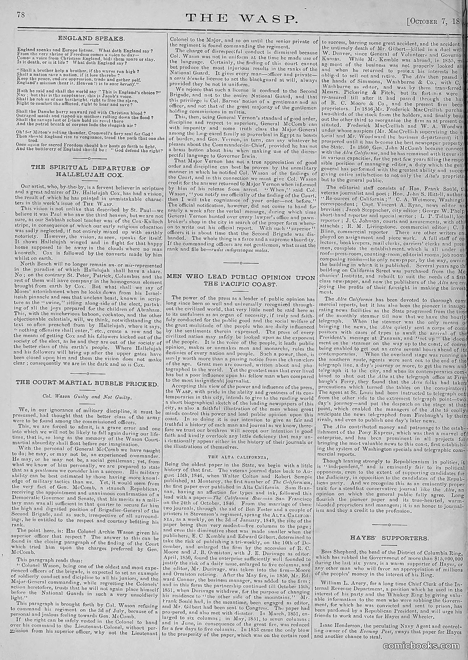 The Wasp — 1876 — page 91 of 230