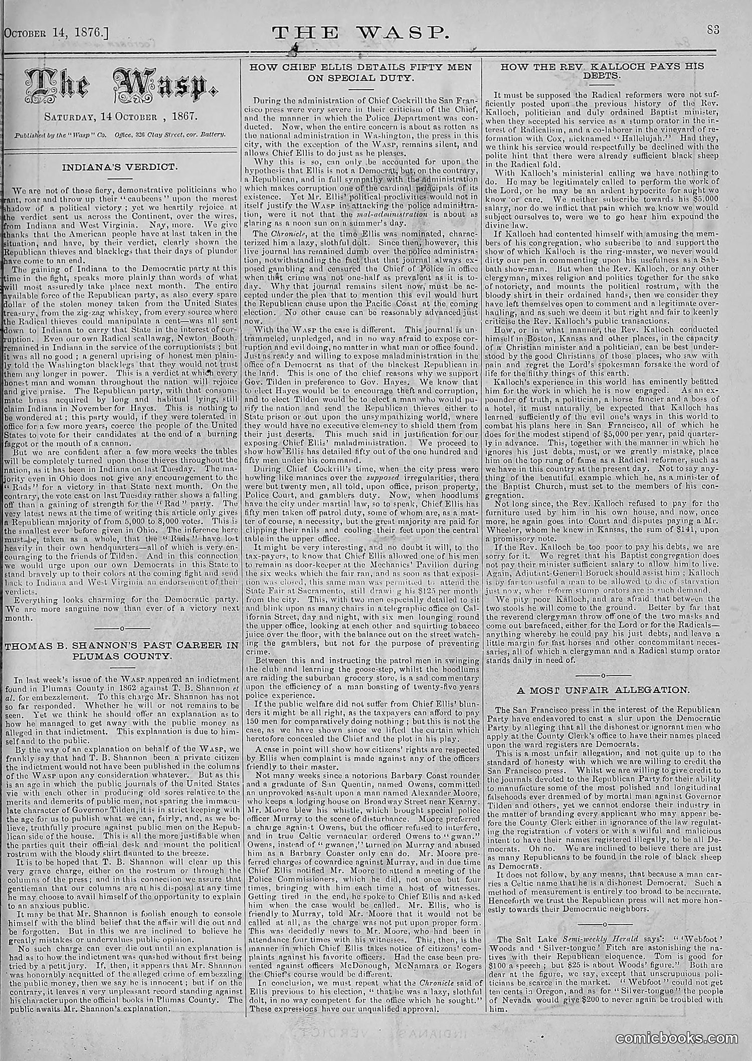 The Wasp — 1876 — page 96 of 230