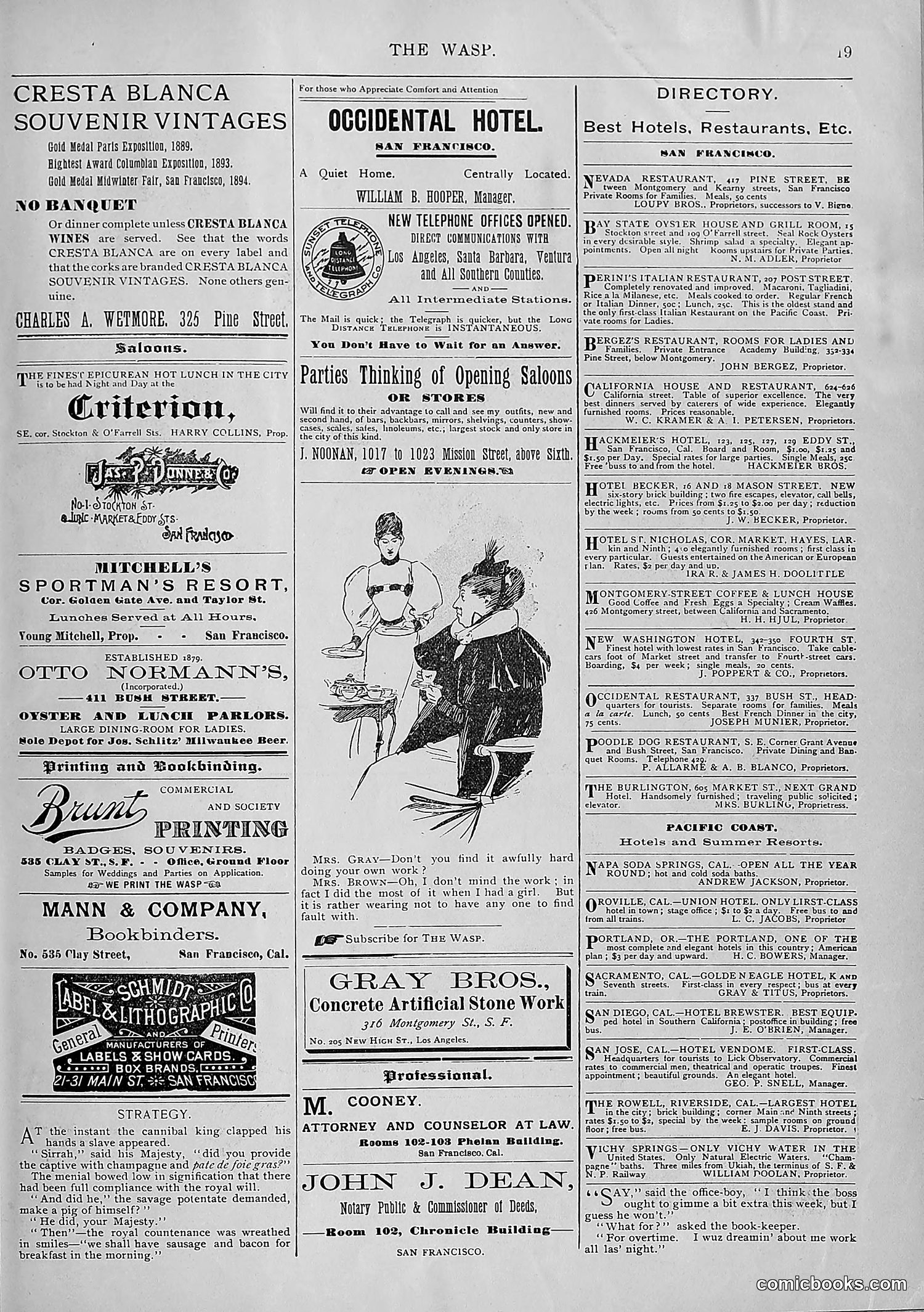 The Wasp — 1895 — page 124 of 1100