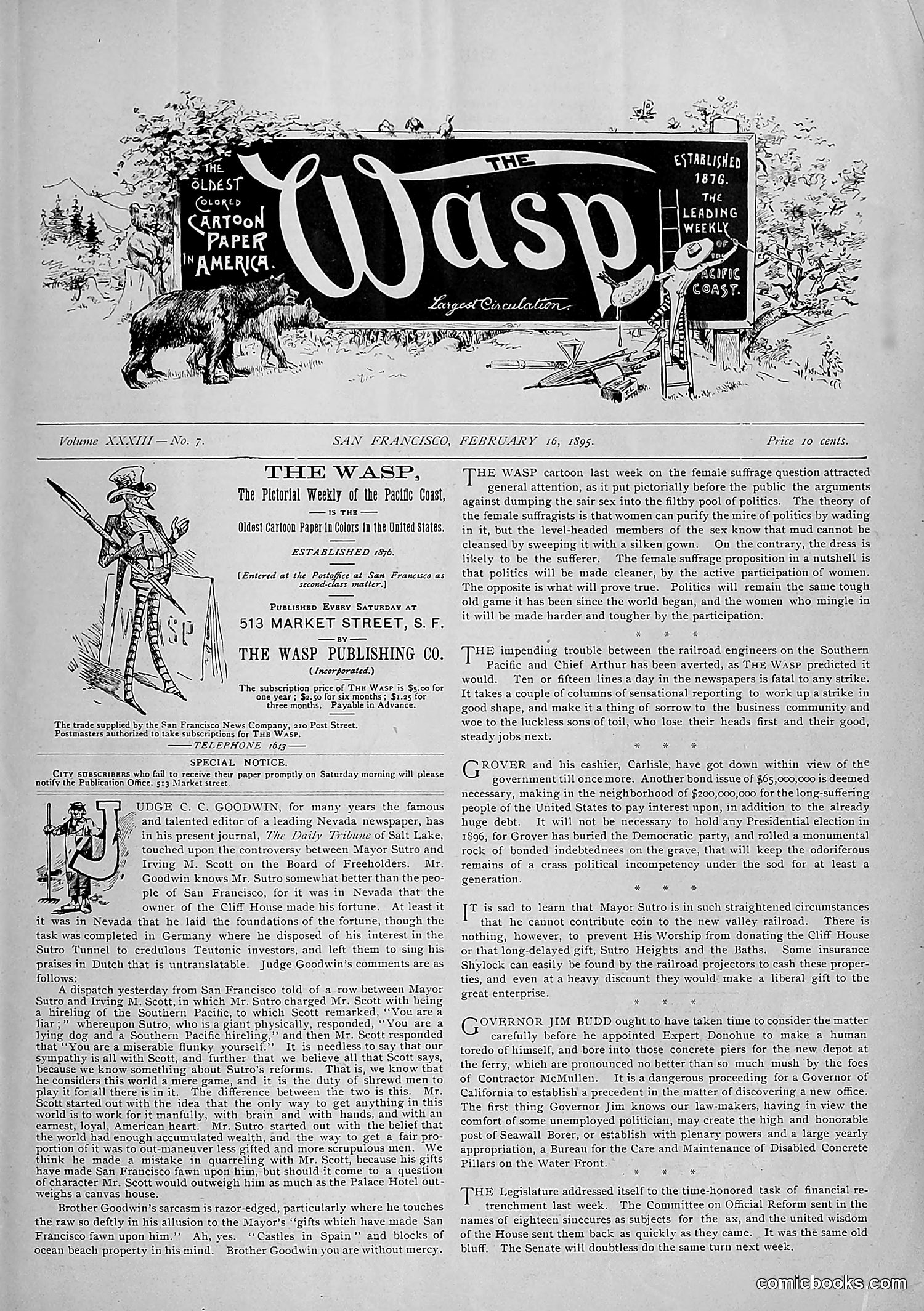 The Wasp — 1895 — page 128 of 1100