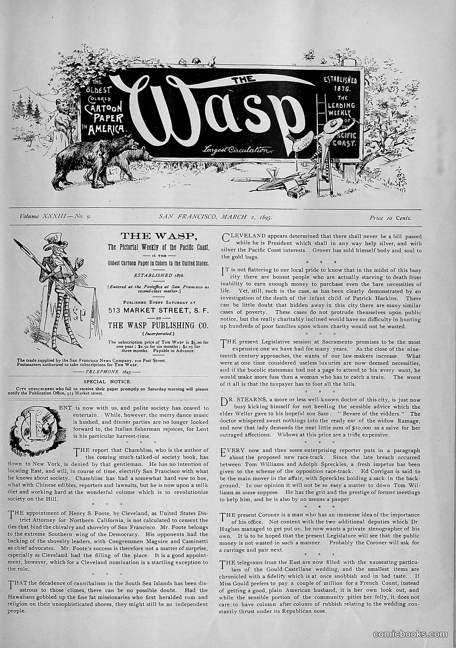 The Wasp — 1895 — page 168 of 1100