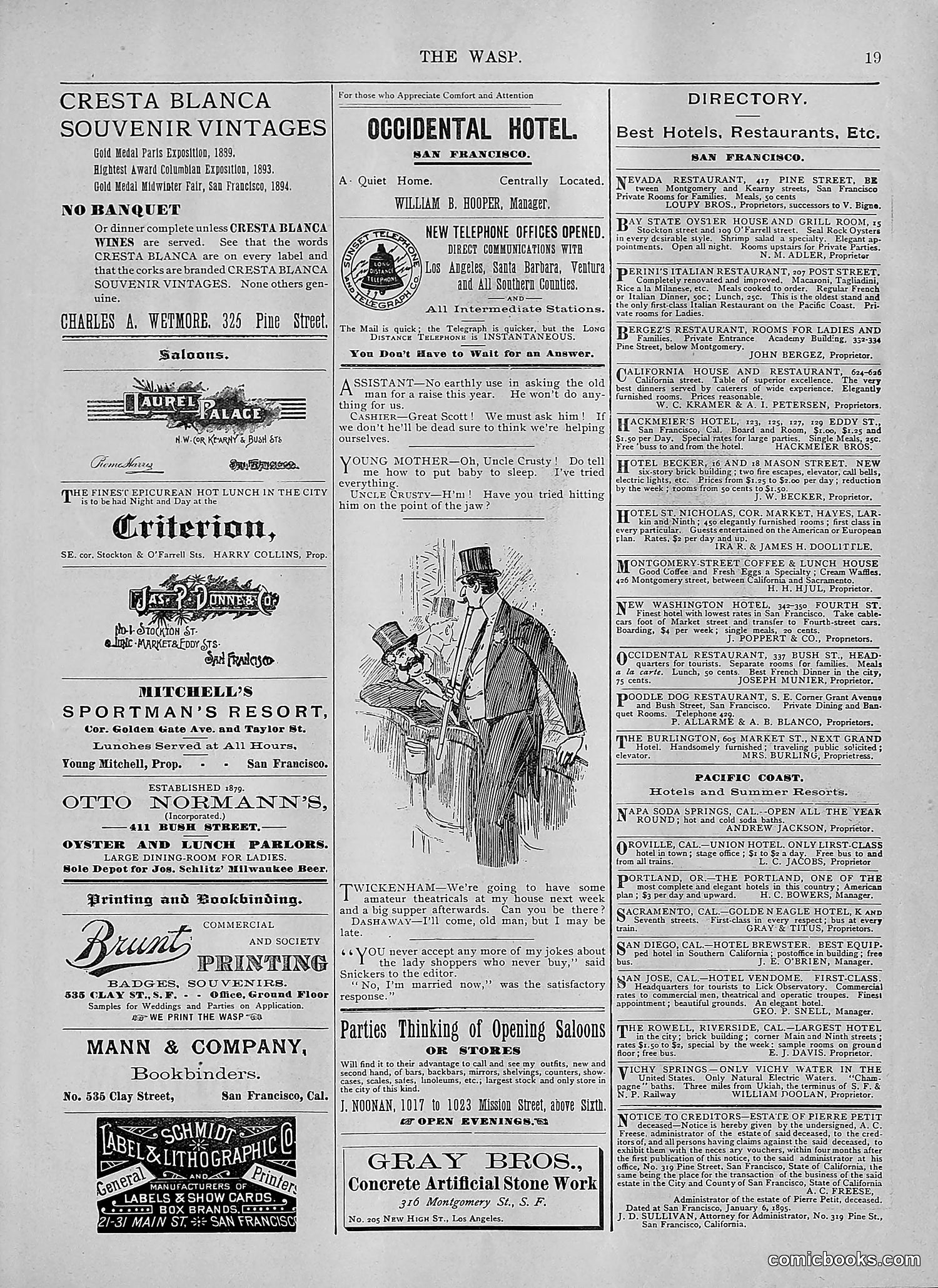 The Wasp — 1895 — page 184 of 1100