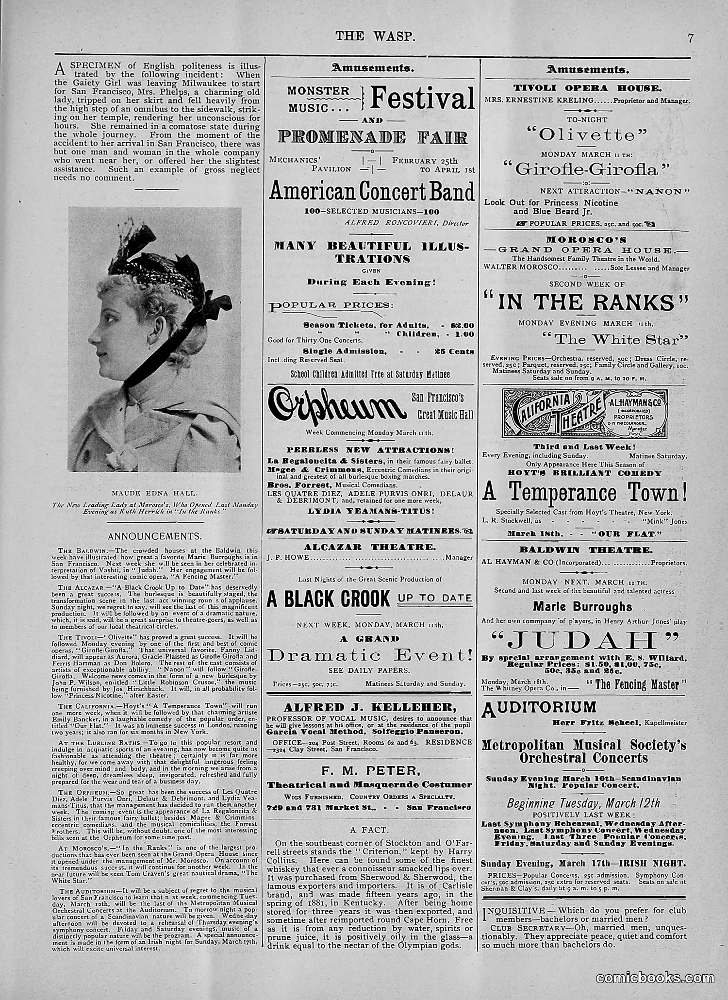 The Wasp — 1895 — page 192 of 1100