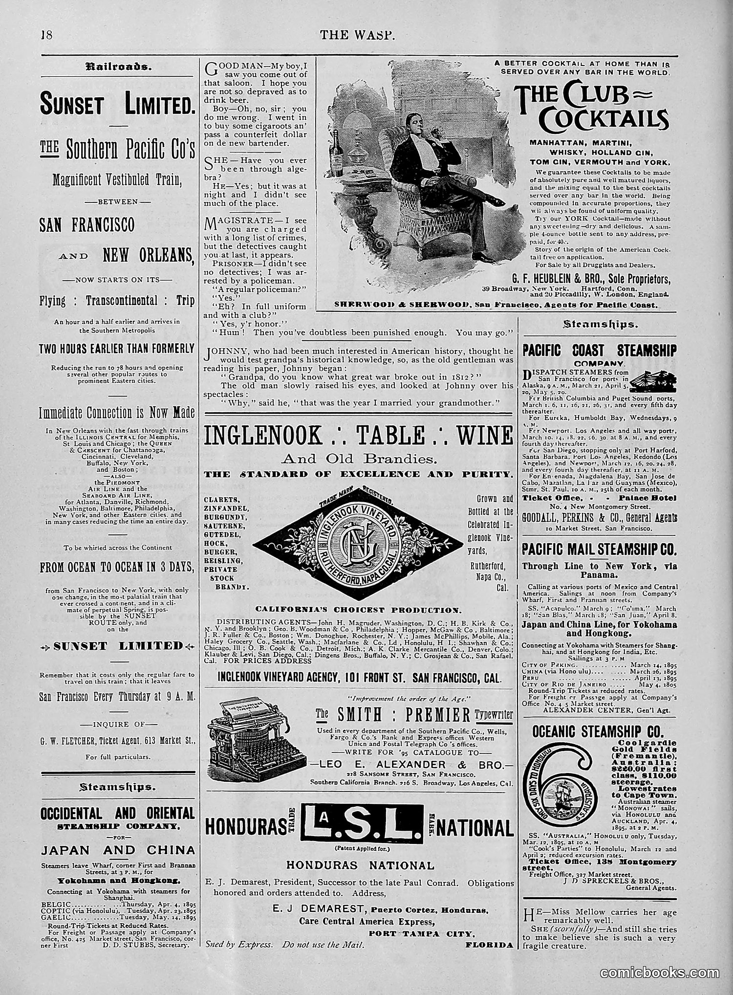 The Wasp — 1895 — page 203 of 1100