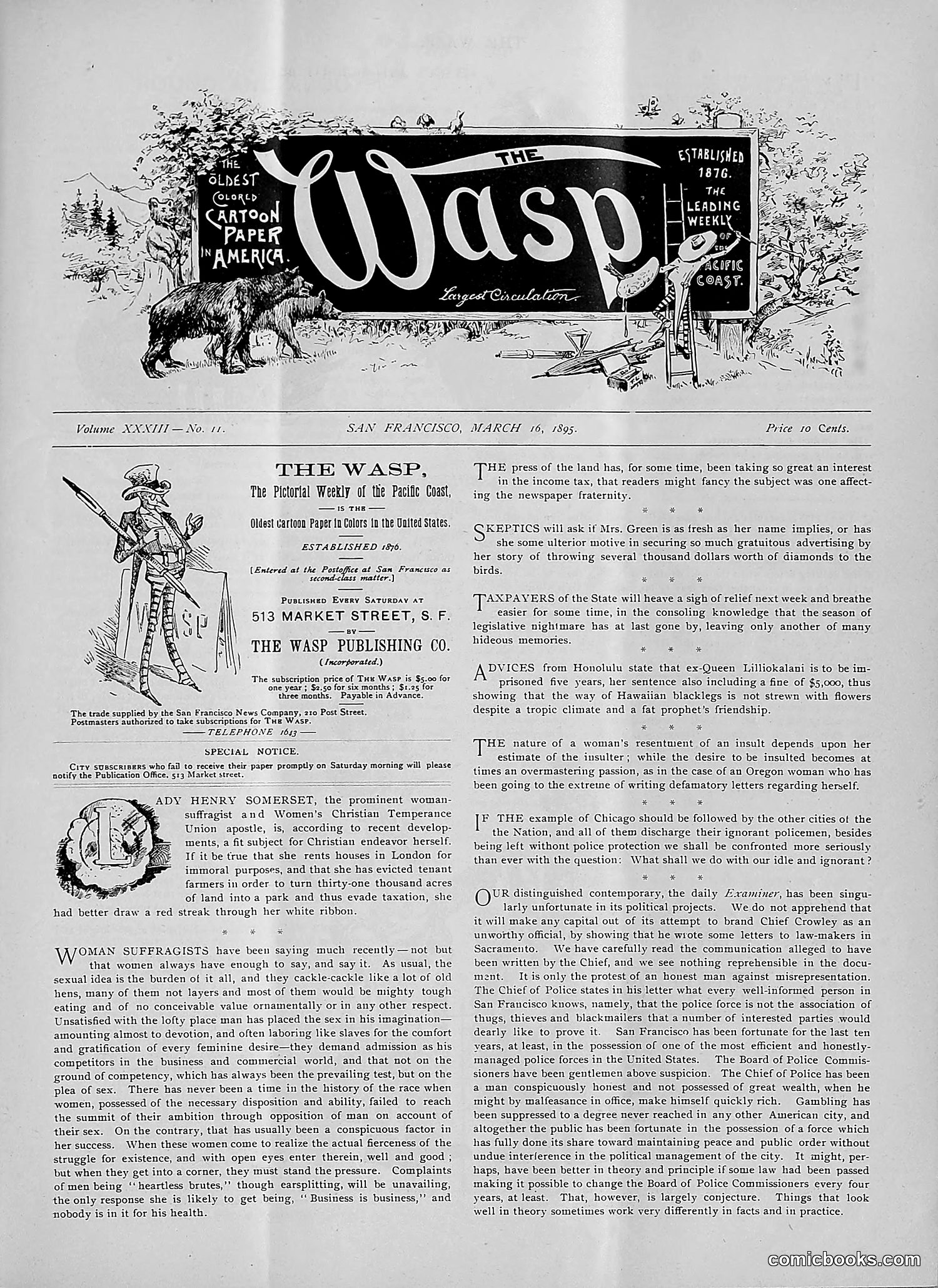 The Wasp — 1895 — page 208 of 1100