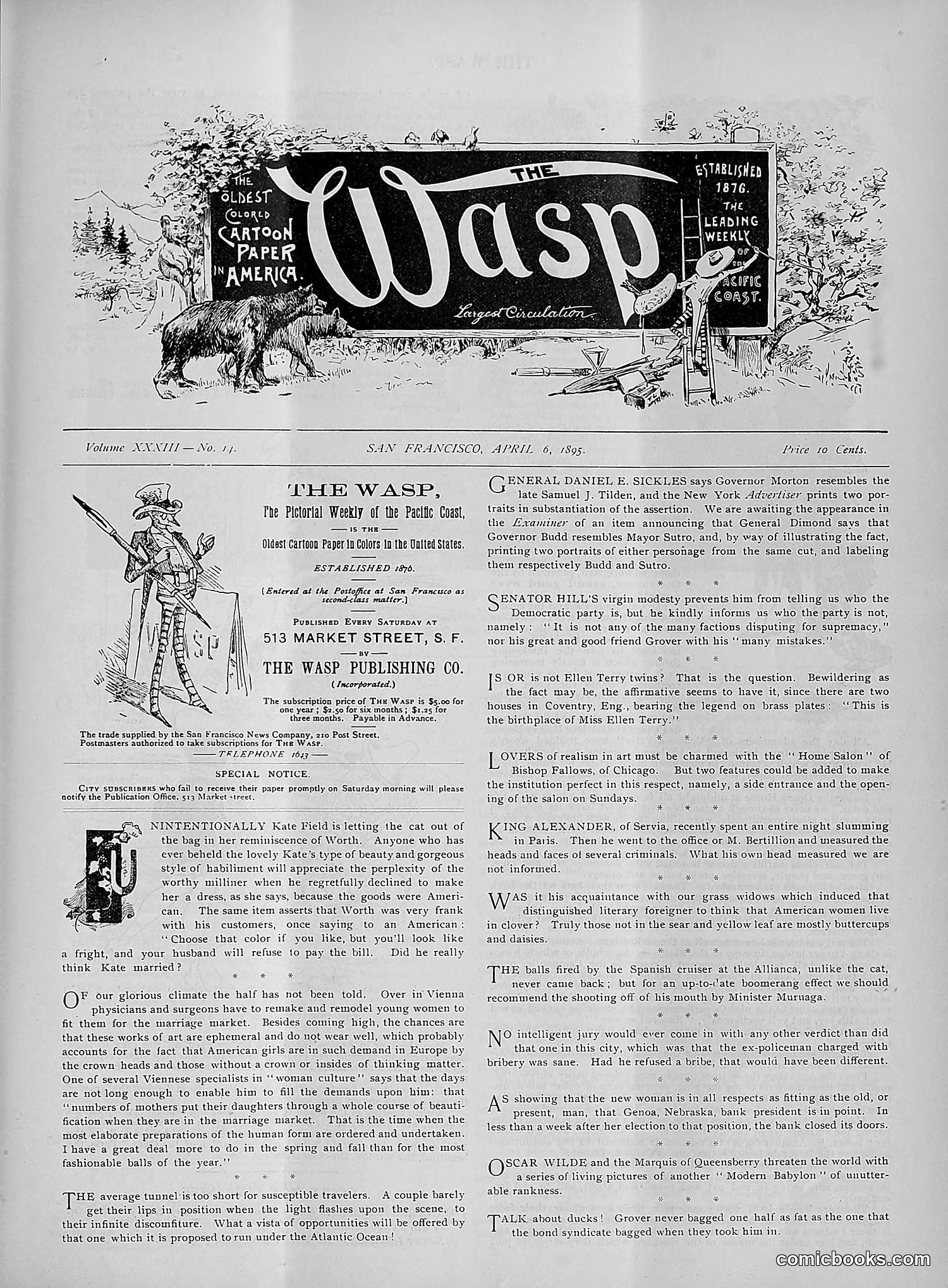 The Wasp — 1895 — page 268 of 1100