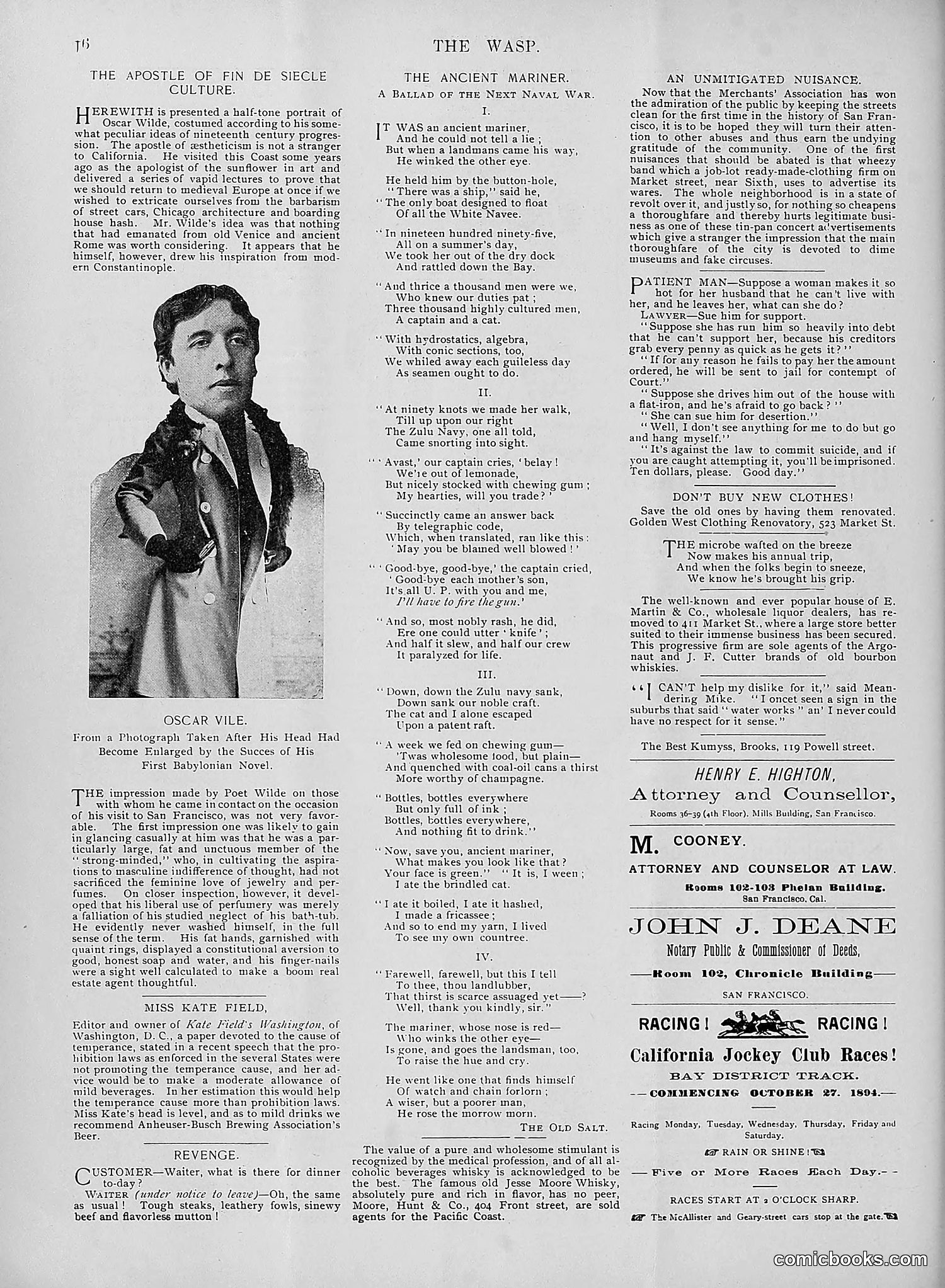 The Wasp — 1895 — page 301 of 1100
