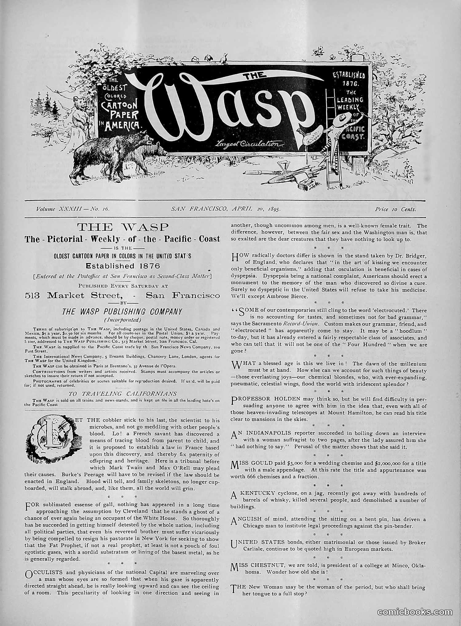 The Wasp — 1895 — page 308 of 1100