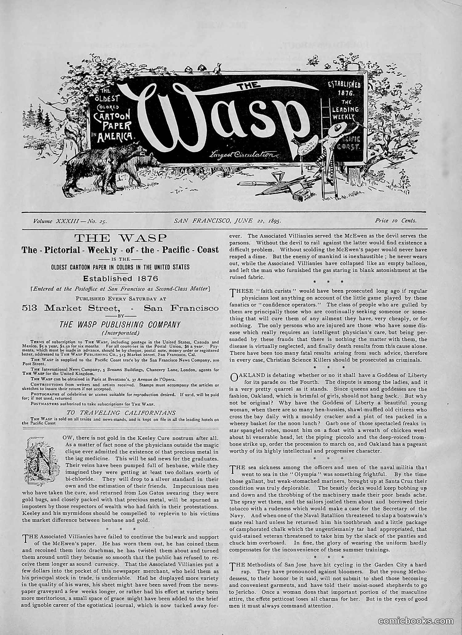 The Wasp — 1895 — page 490 of 1100