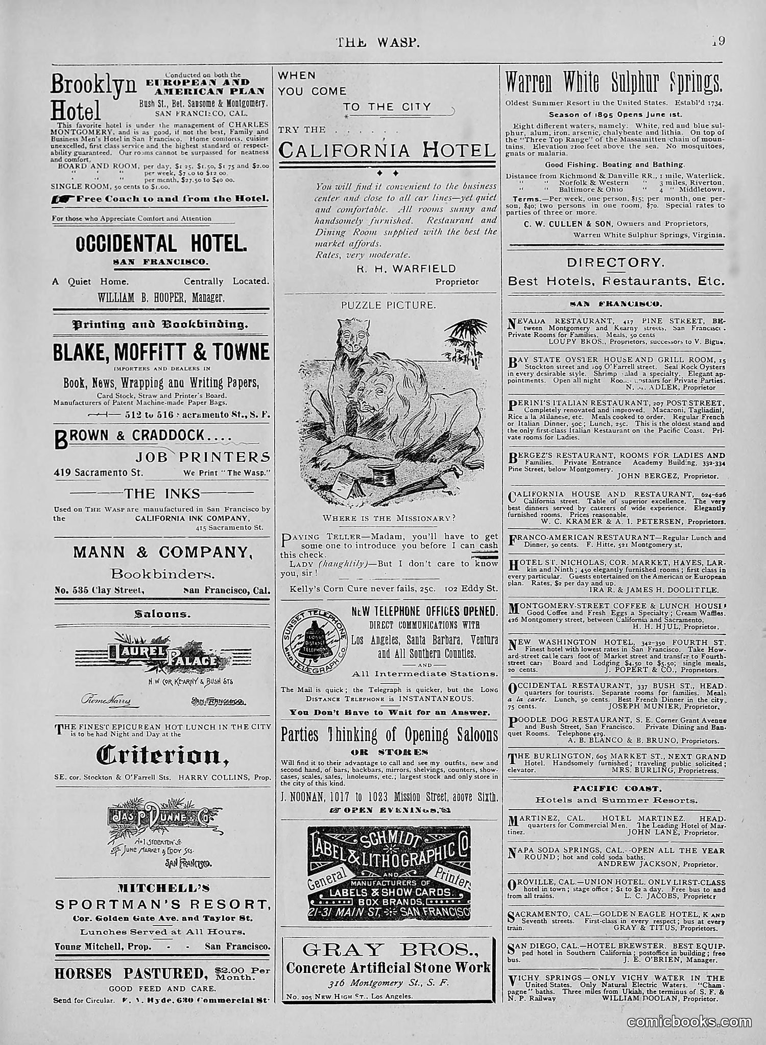 The Wasp — 1895 — page 702 of 1100