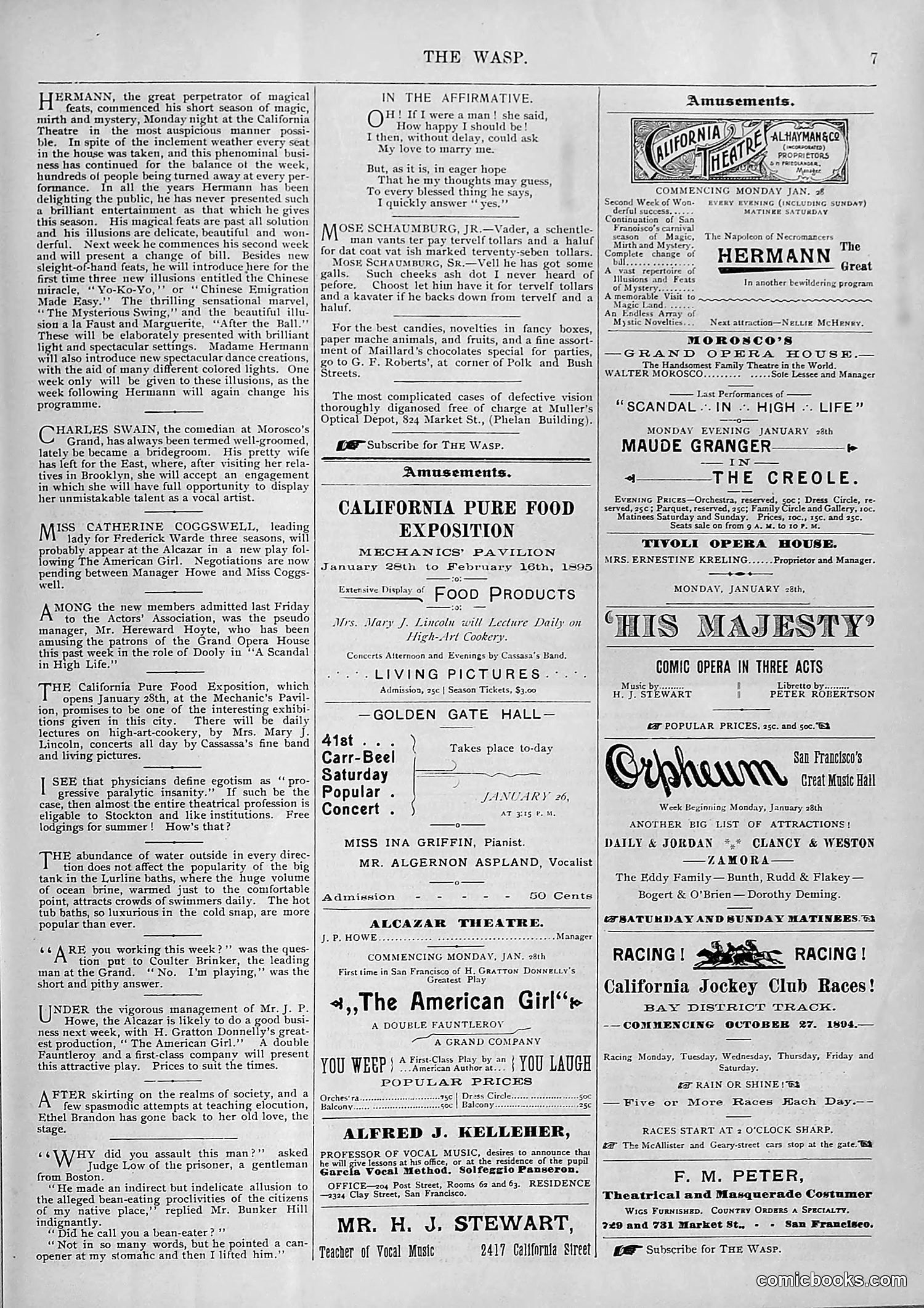 The Wasp — 1895 — page 72 of 1100