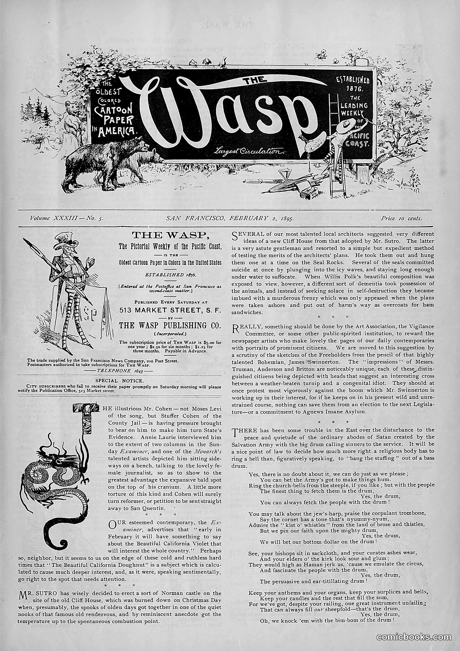 The Wasp — 1895 — page 88 of 1100