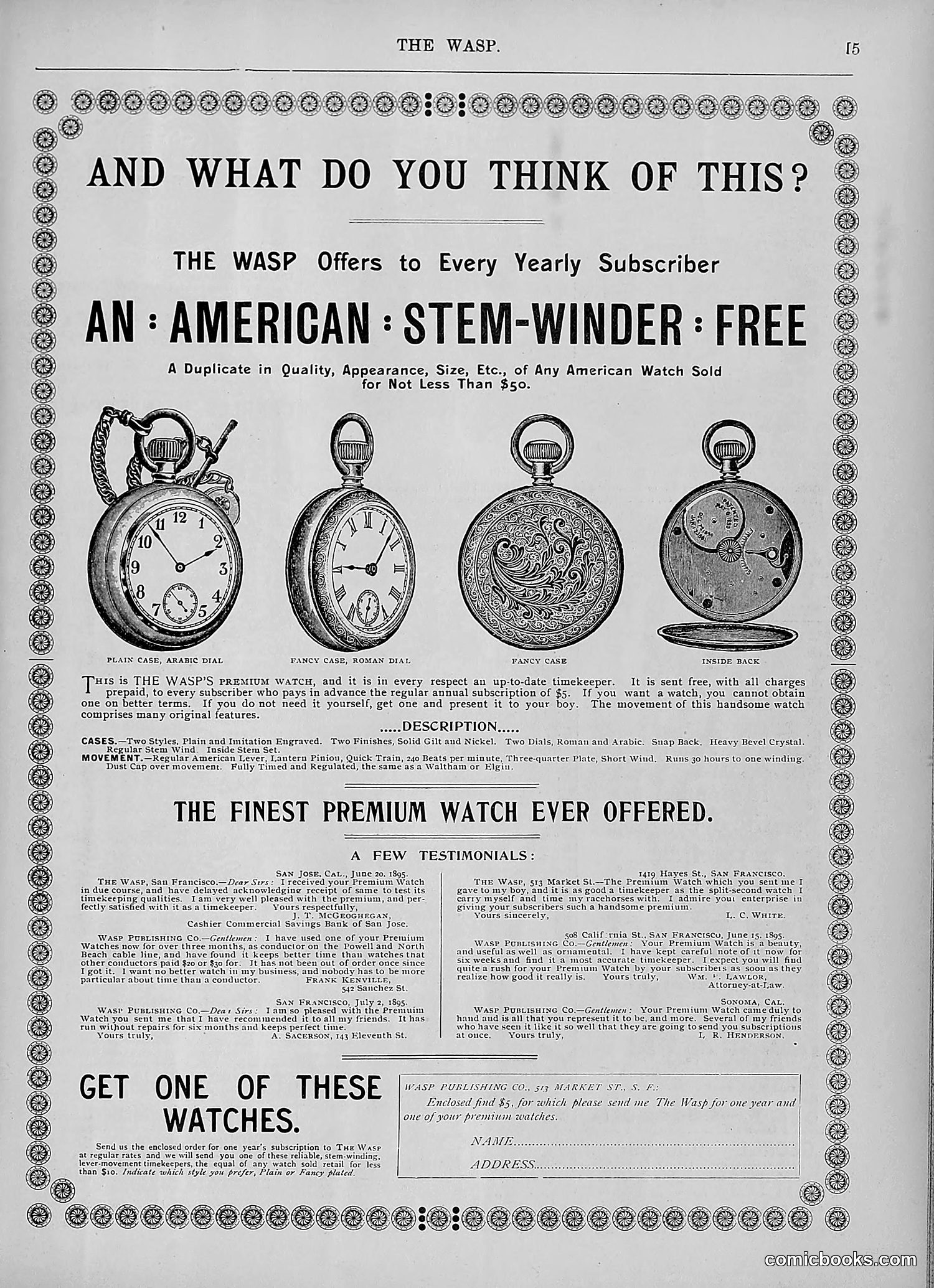 The Wasp — 1895 — page 882 of 1100