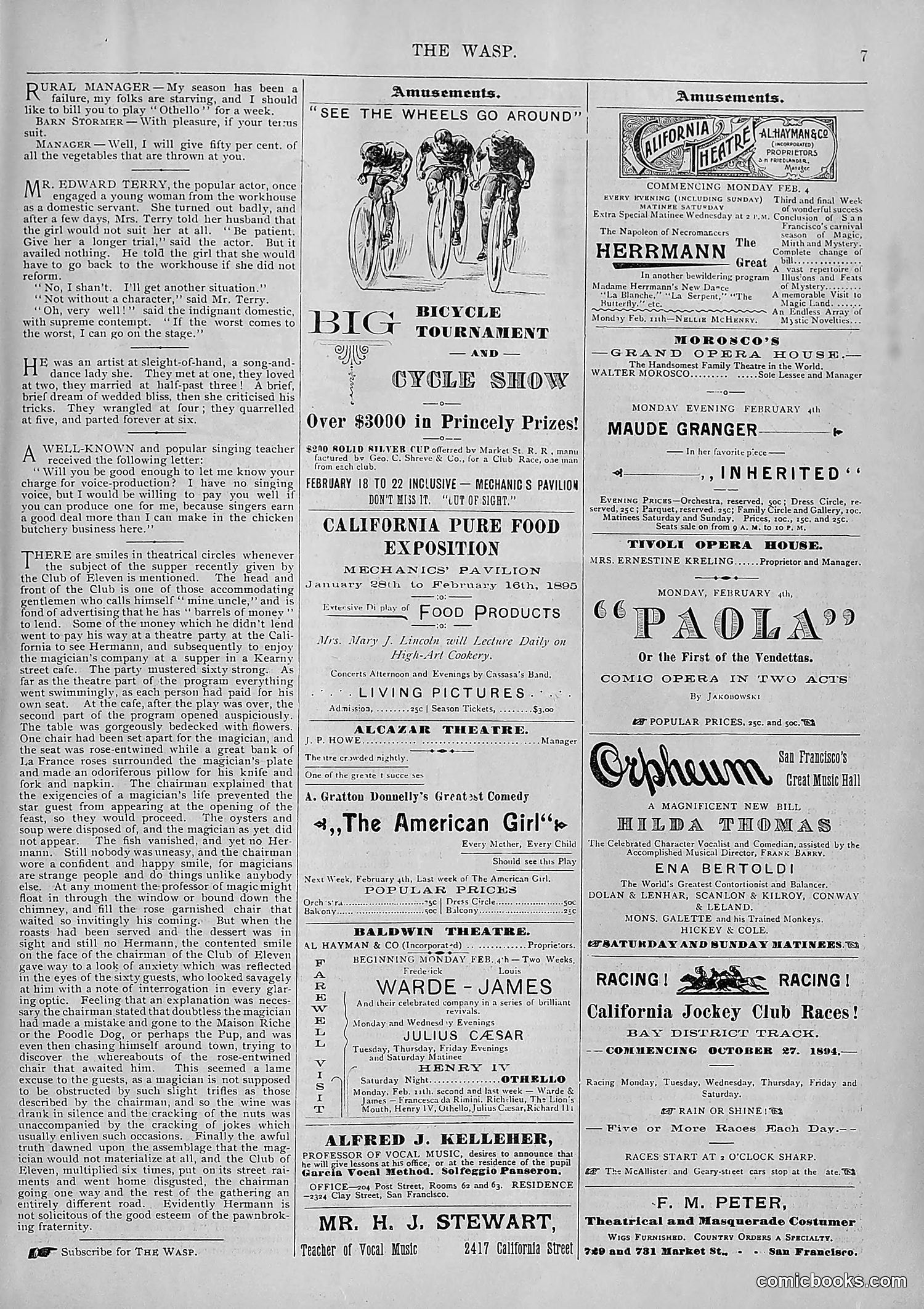 The Wasp — 1895 — page 92 of 1100