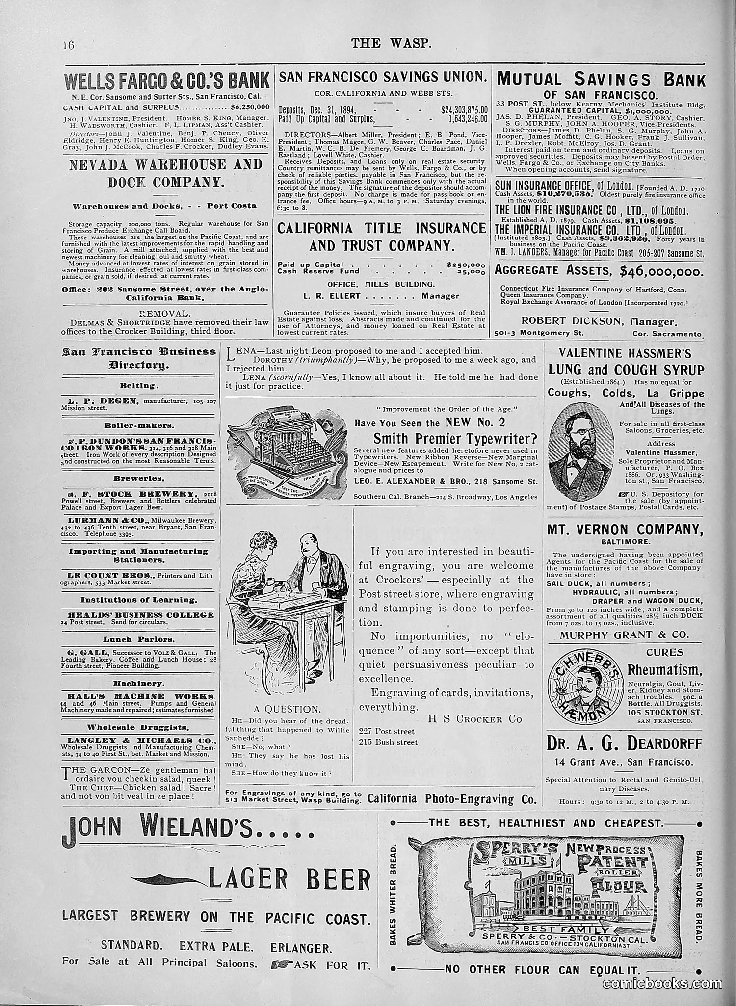 The Wasp — 1895 — page 931 of 1100