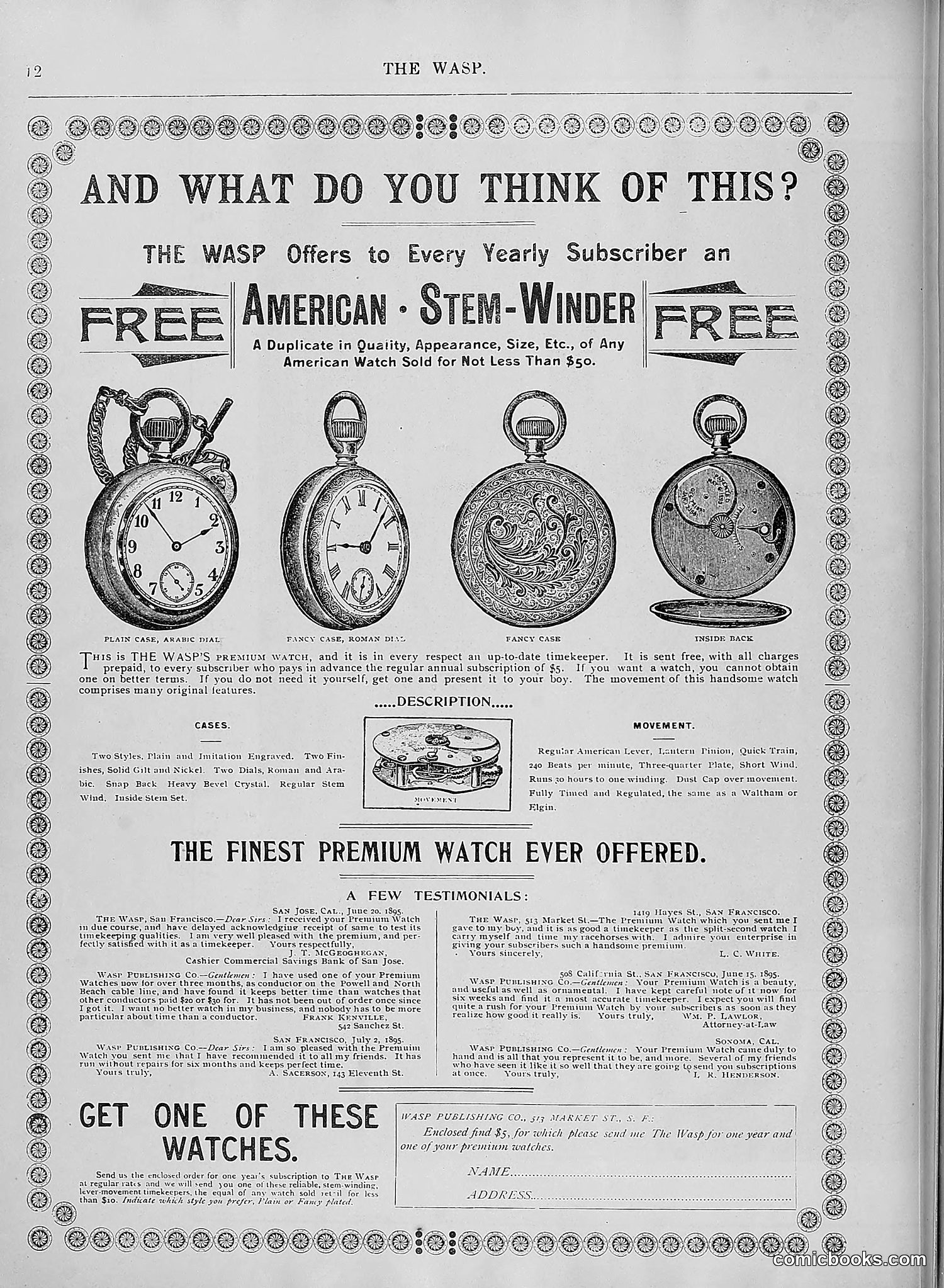 The Wasp — 1895 — page 947 of 1100