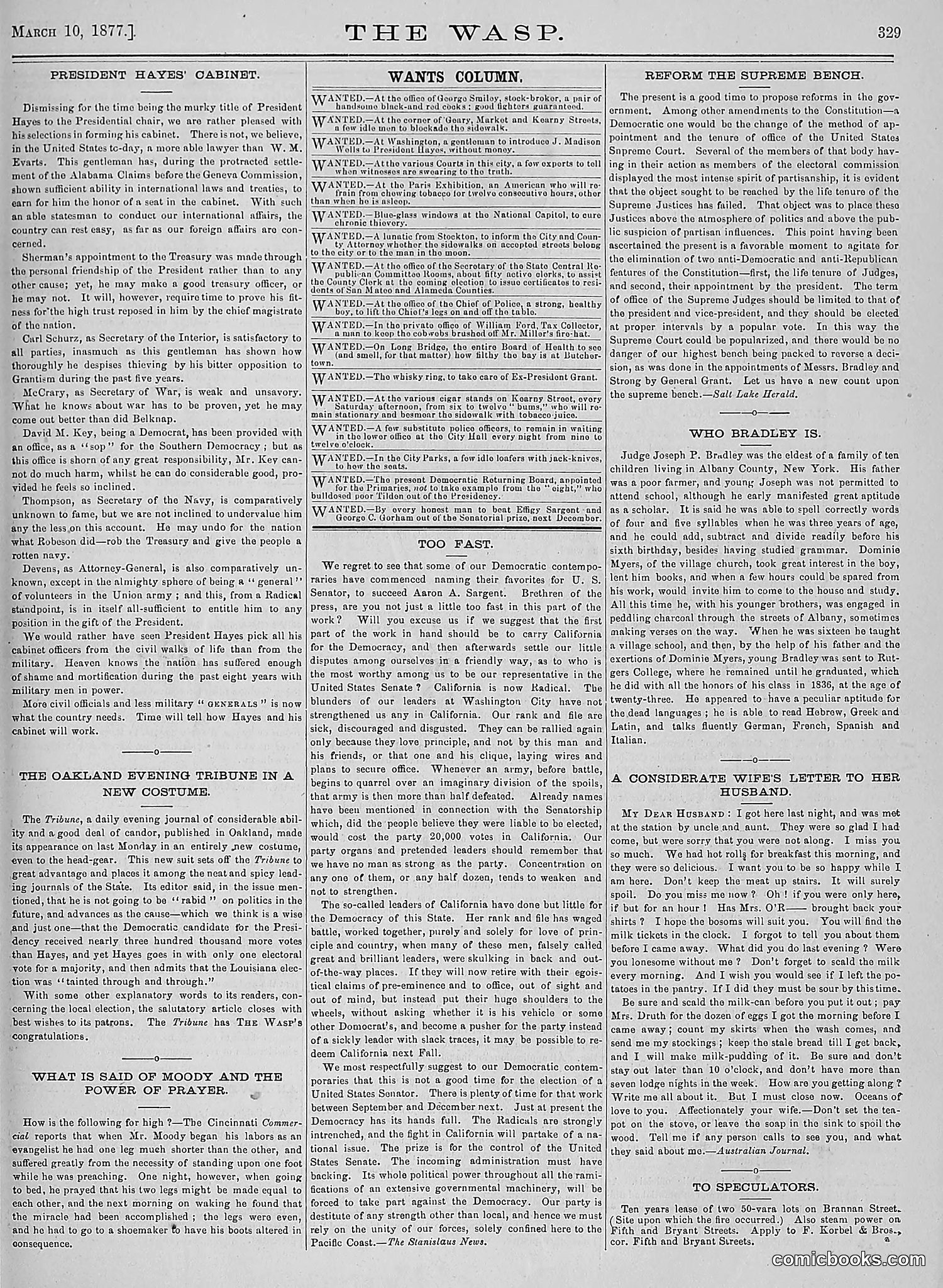 The Wasp — 1877 — page 124 of 378