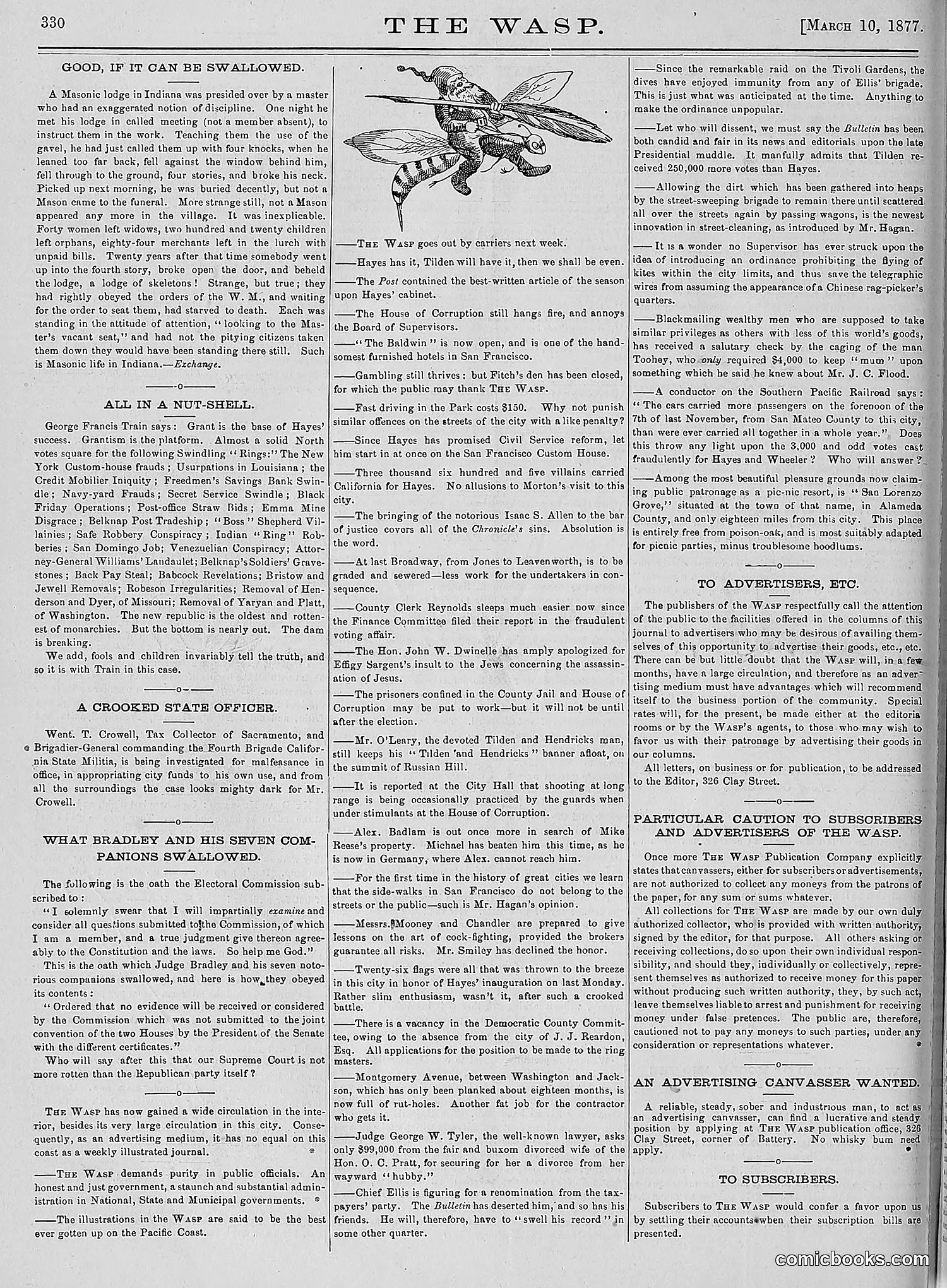 The Wasp — 1877 — page 125 of 378