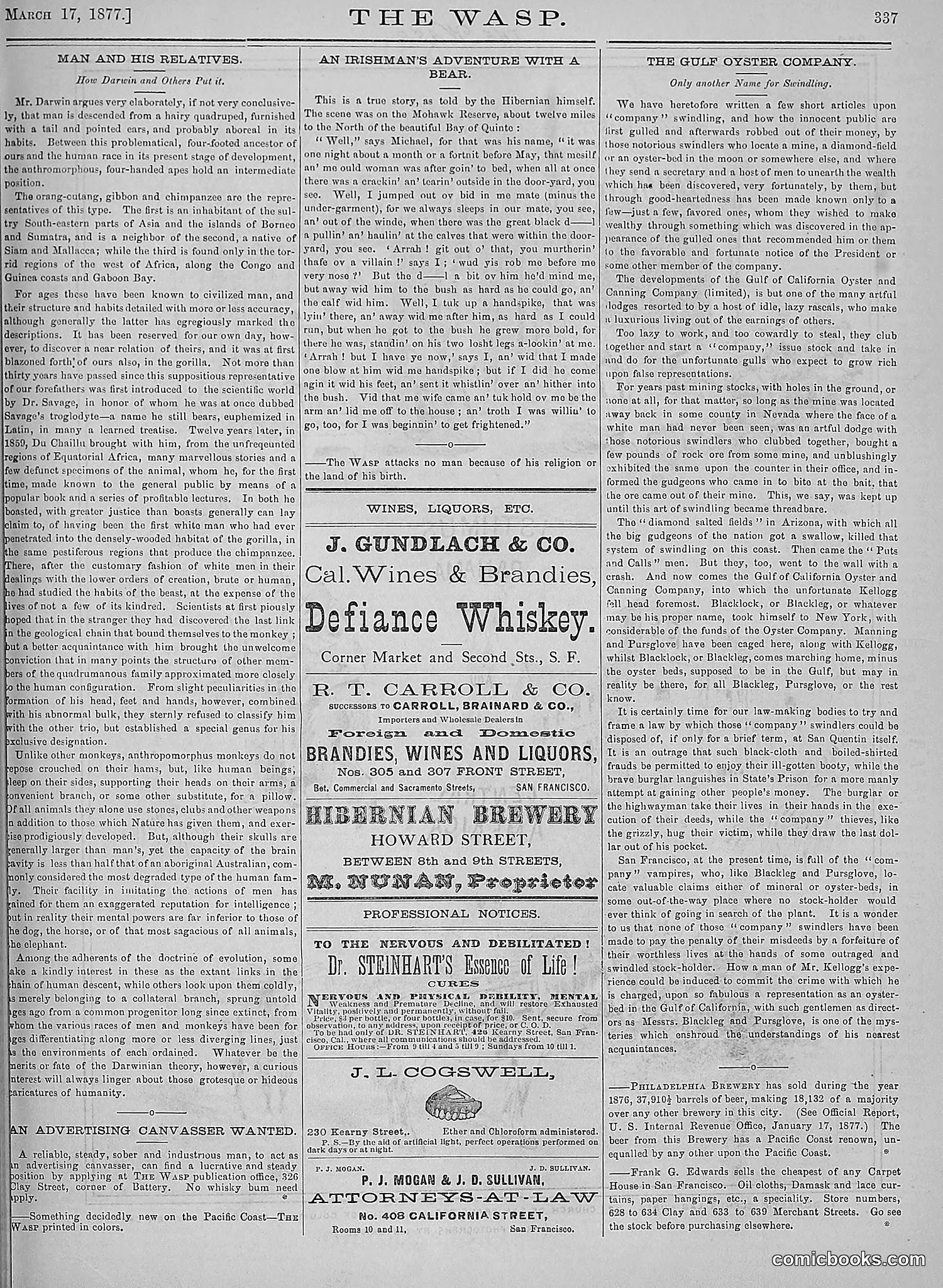 The Wasp — 1877 — page 132 of 378
