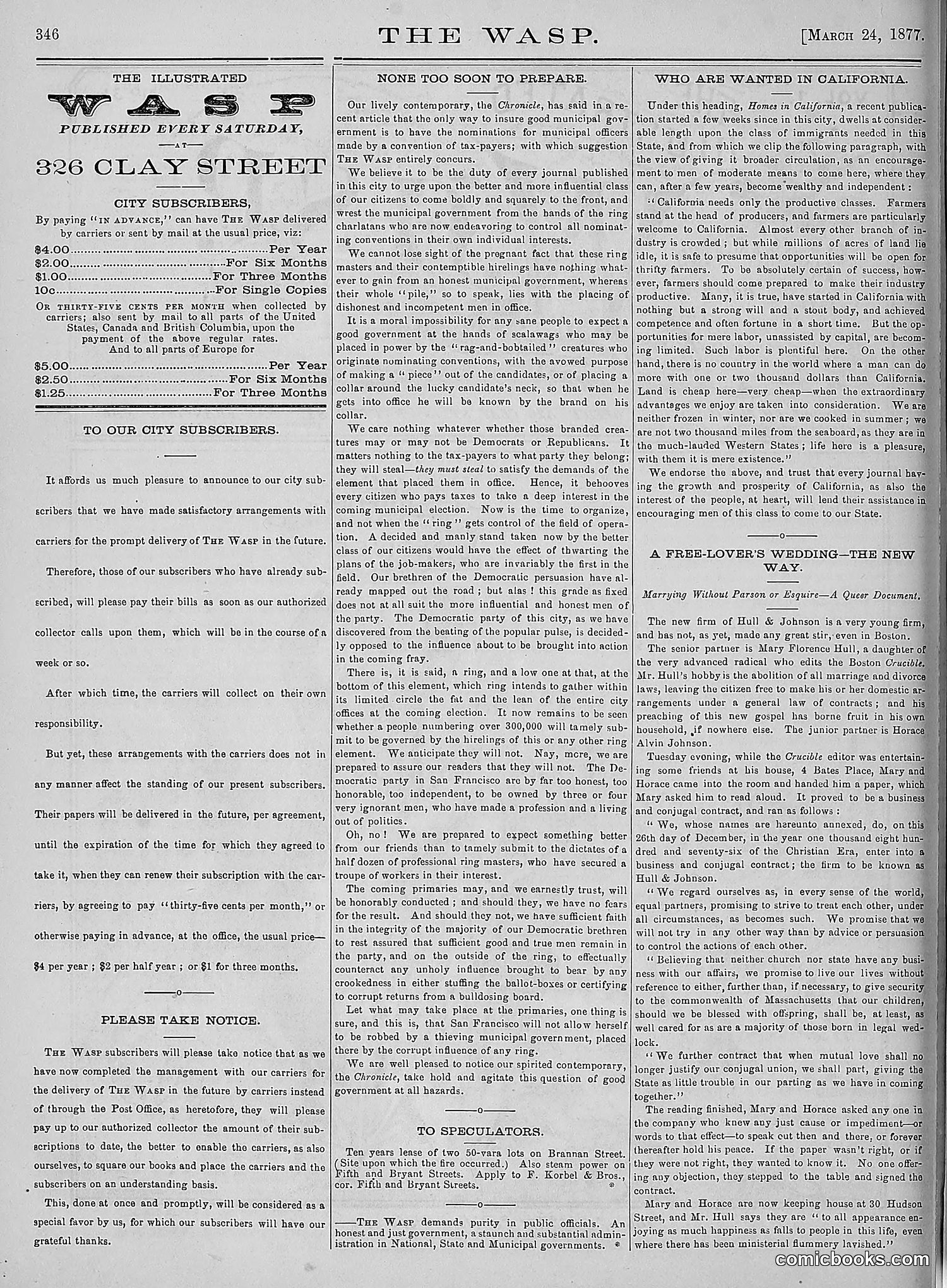 The Wasp — 1877 — page 141 of 378