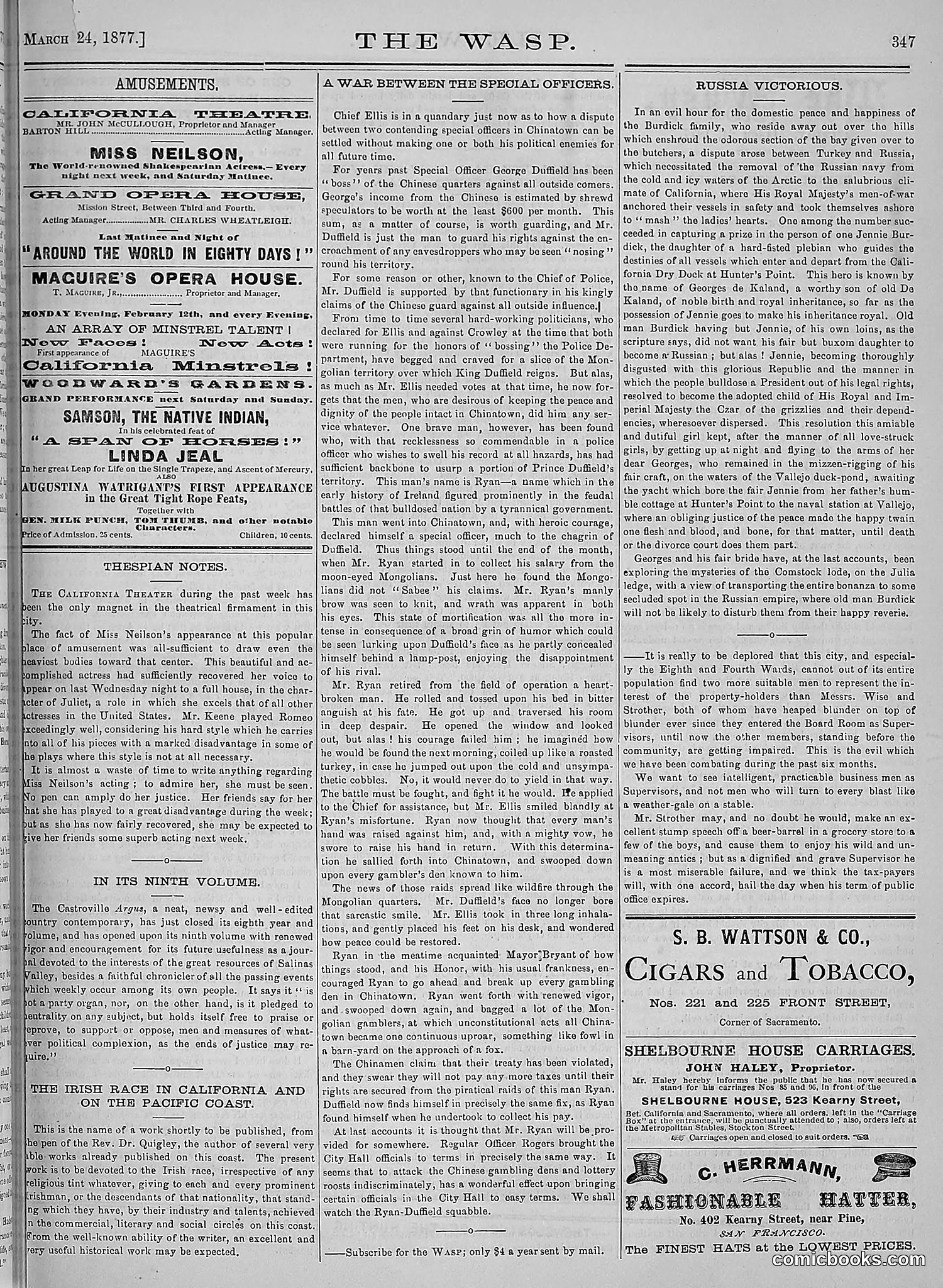 The Wasp — 1877 — page 142 of 378