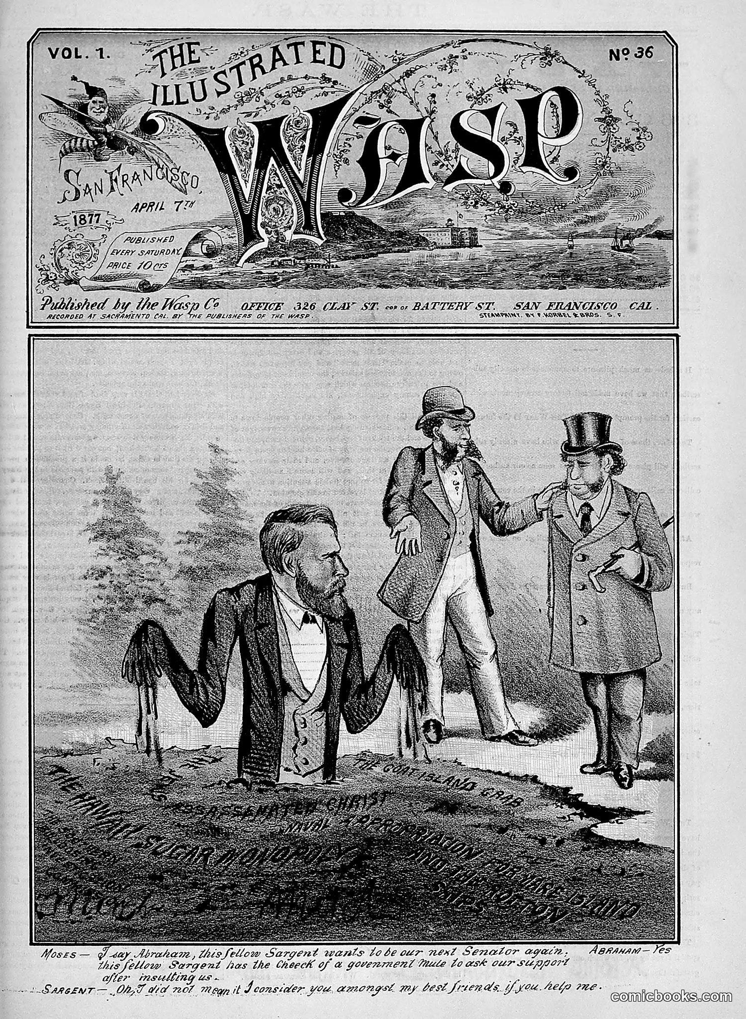 The Wasp — 1877 — page 164 of 378