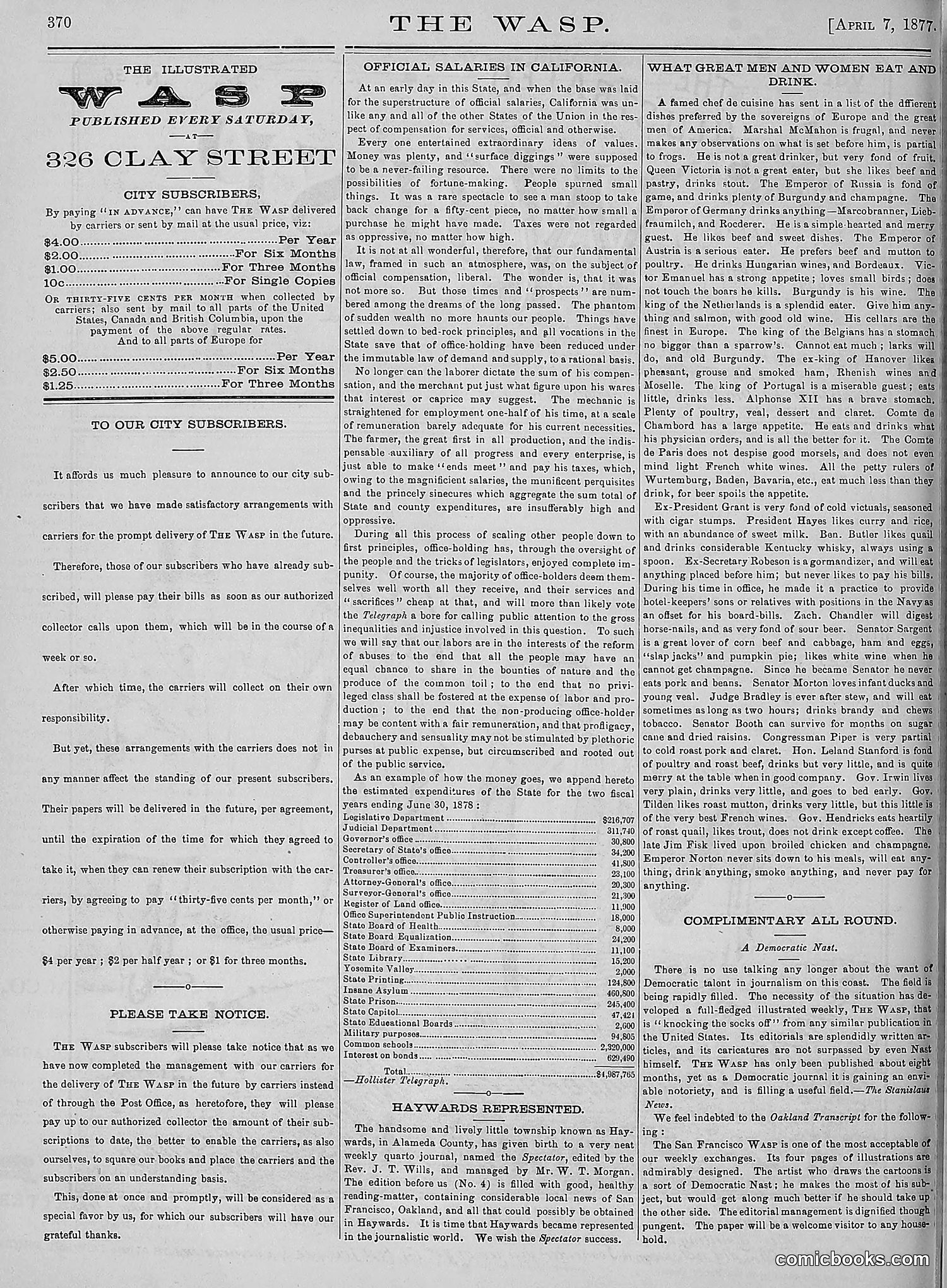 The Wasp — 1877 — page 165 of 378
