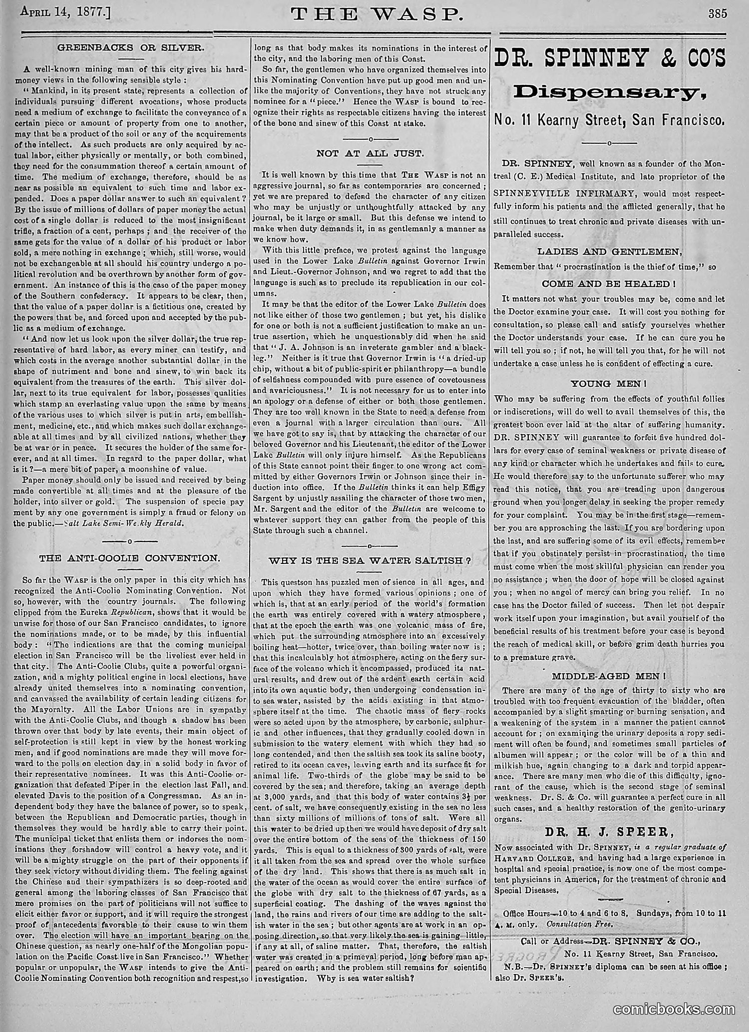 The Wasp — 1877 — page 180 of 378