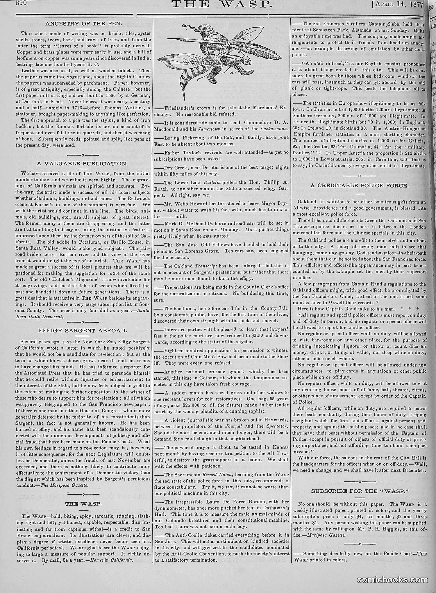 The Wasp — 1877 — page 185 of 378