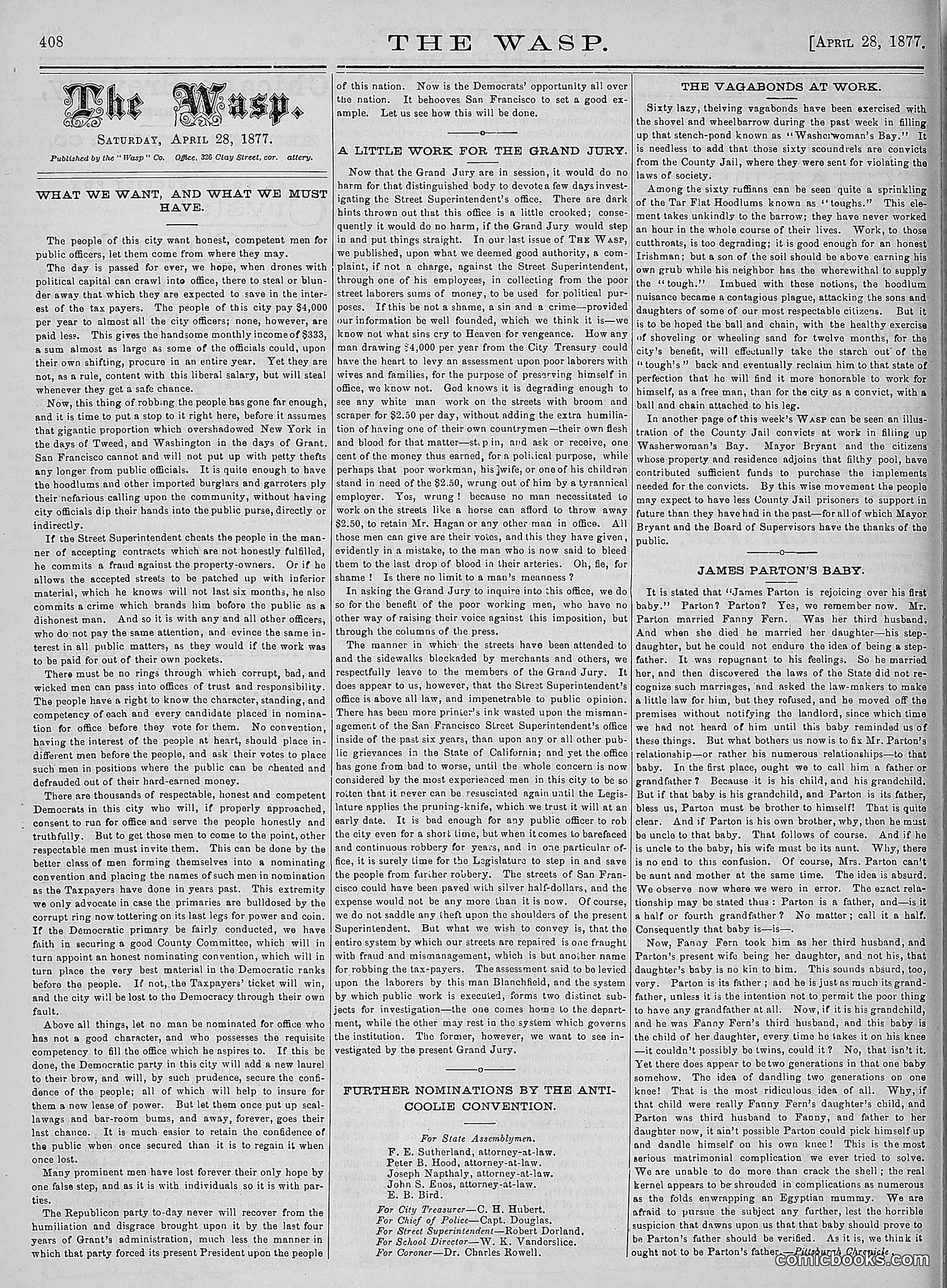 The Wasp — 1877 — page 203 of 378