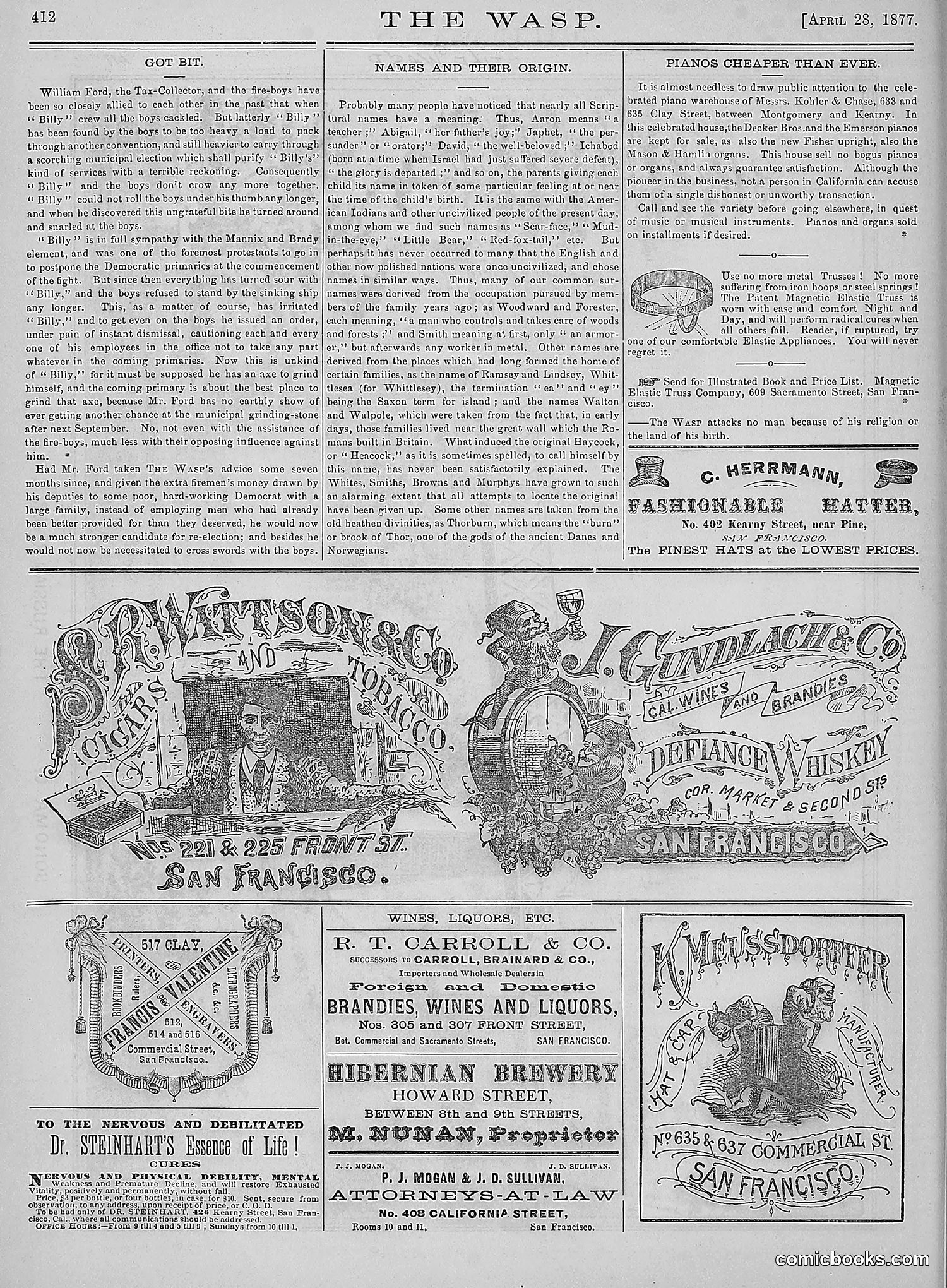 The Wasp — 1877 — page 207 of 378