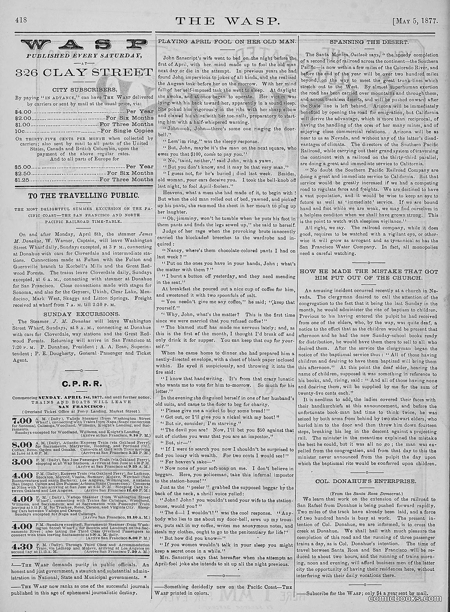 The Wasp — 1877 — page 213 of 378