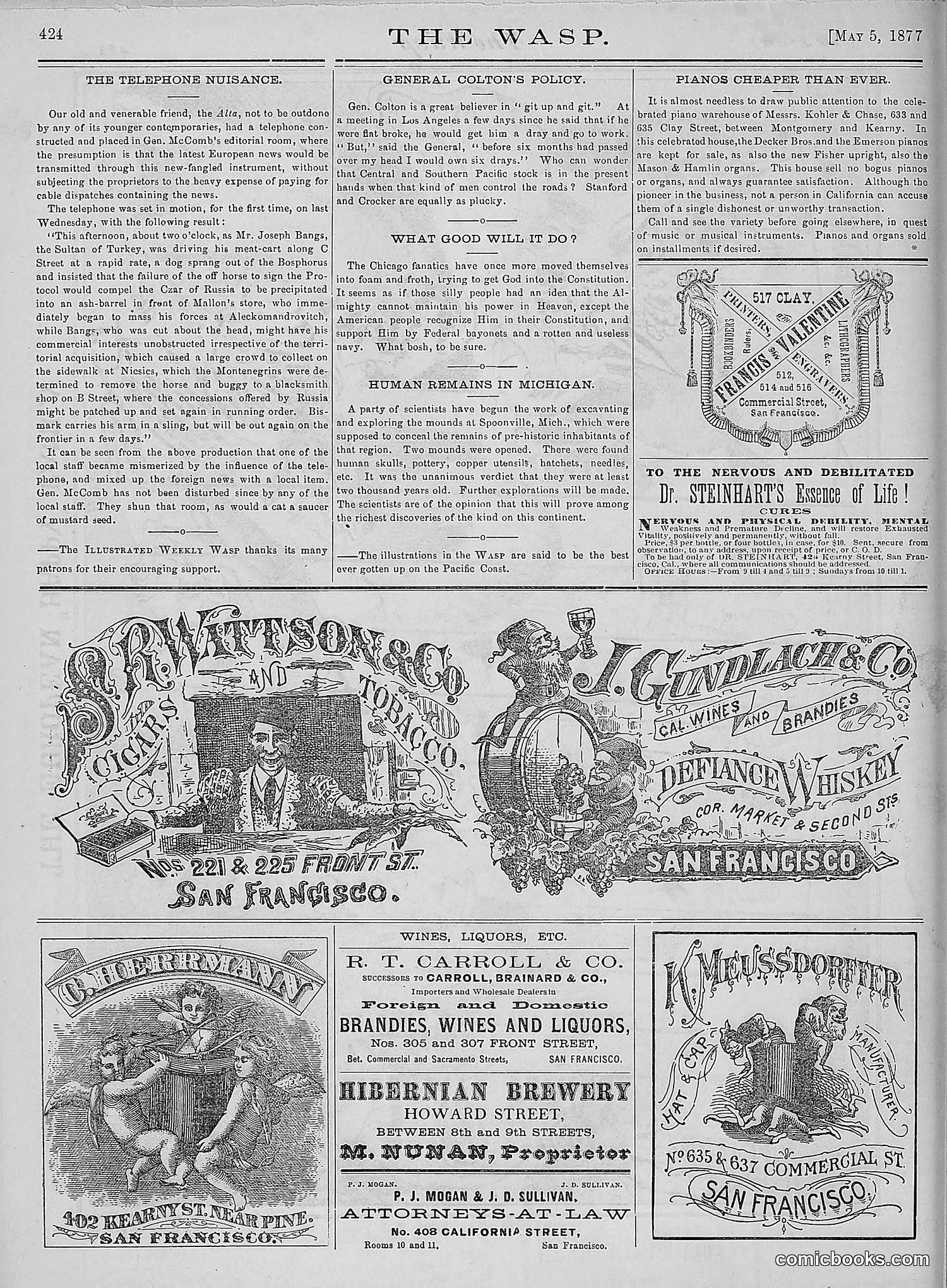 The Wasp — 1877 — page 219 of 378