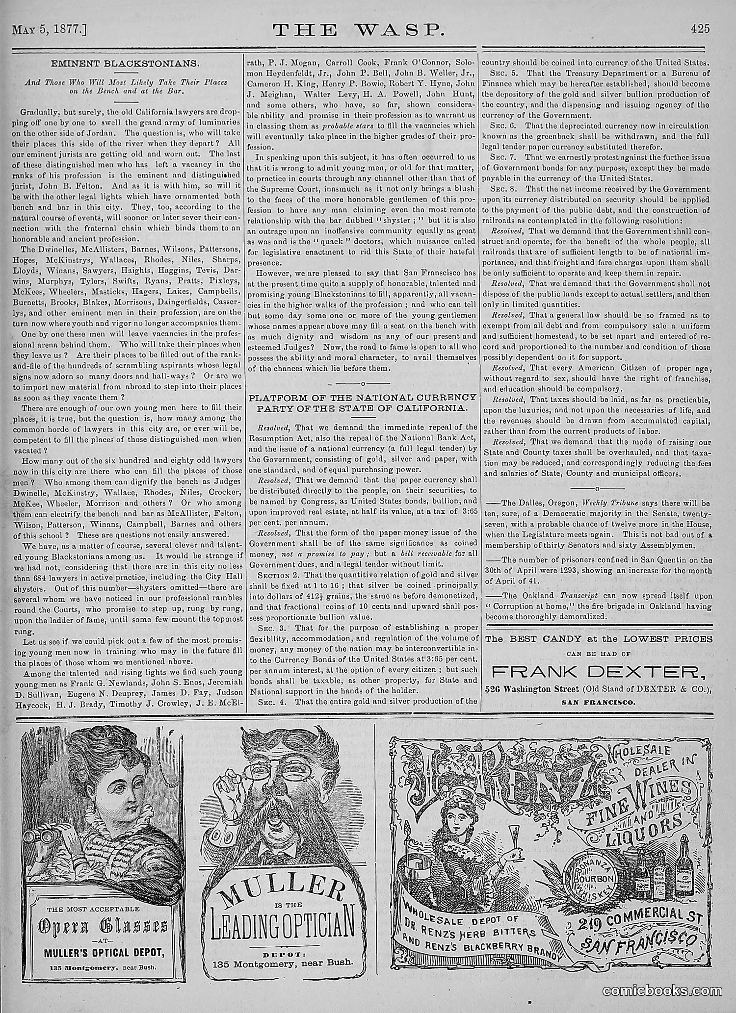 The Wasp — 1877 — page 220 of 378