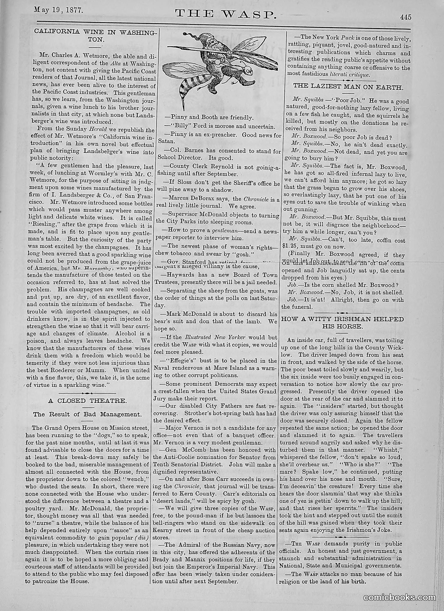 The Wasp — 1877 — page 240 of 378