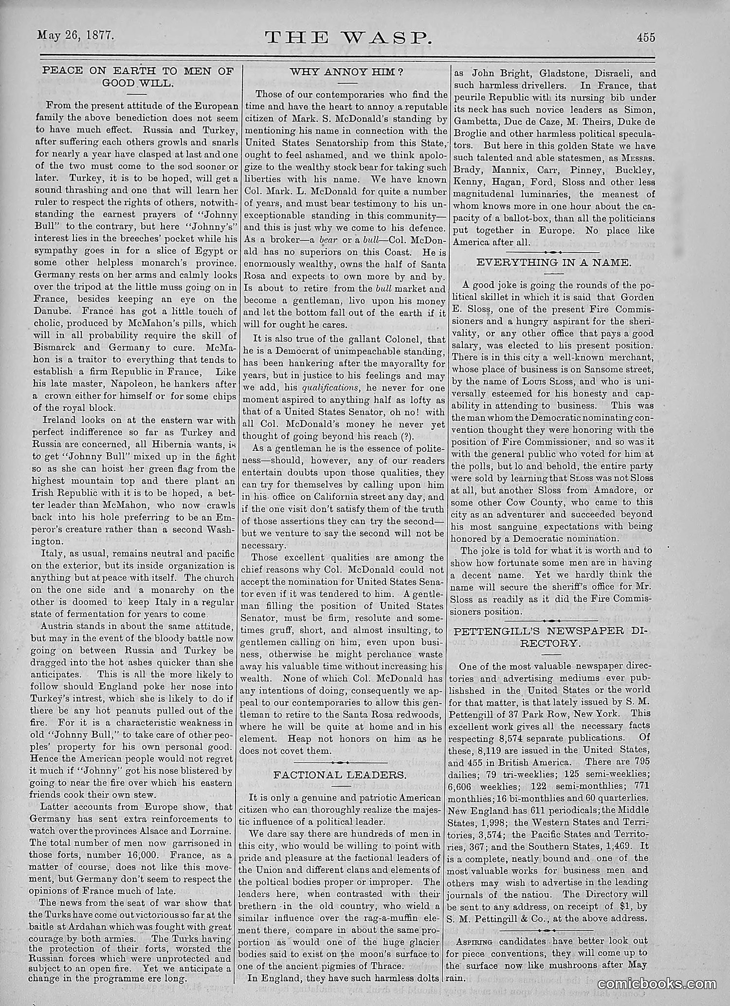 The Wasp — 1877 — page 250 of 378