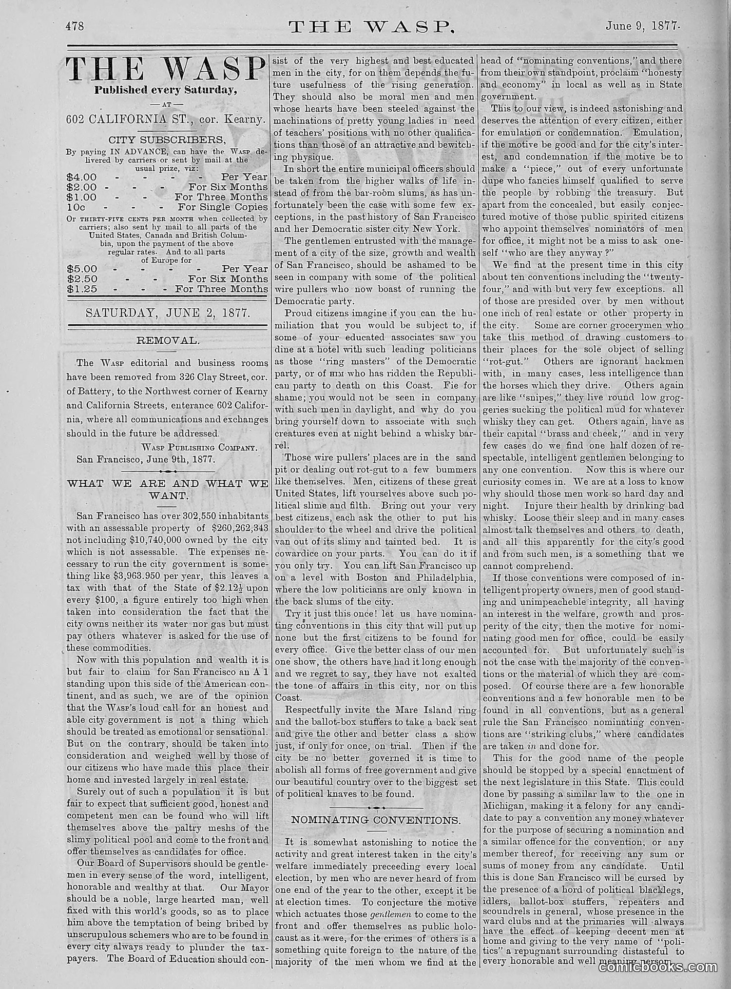 The Wasp — 1877 — page 273 of 378