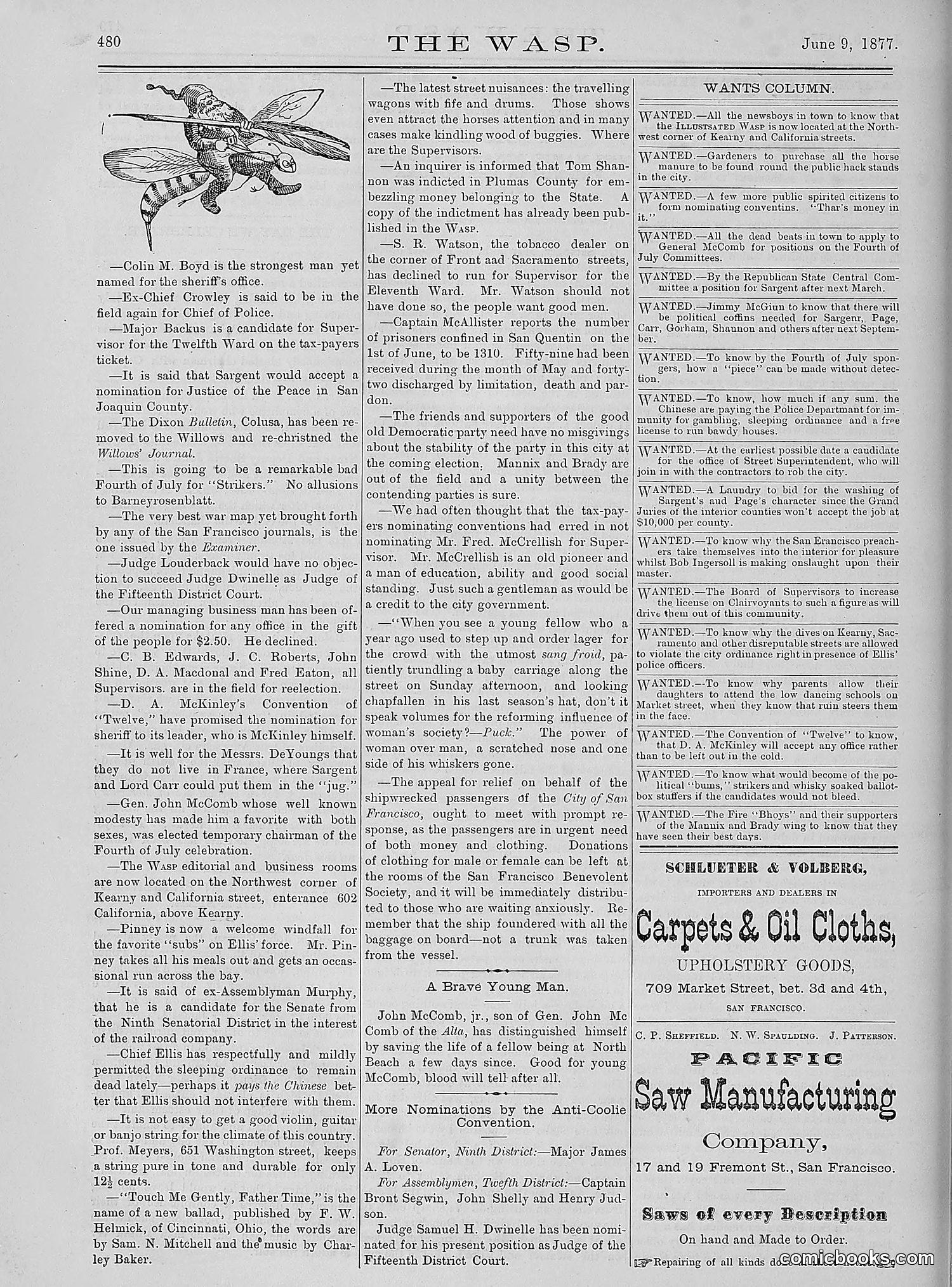 The Wasp — 1877 — page 275 of 378