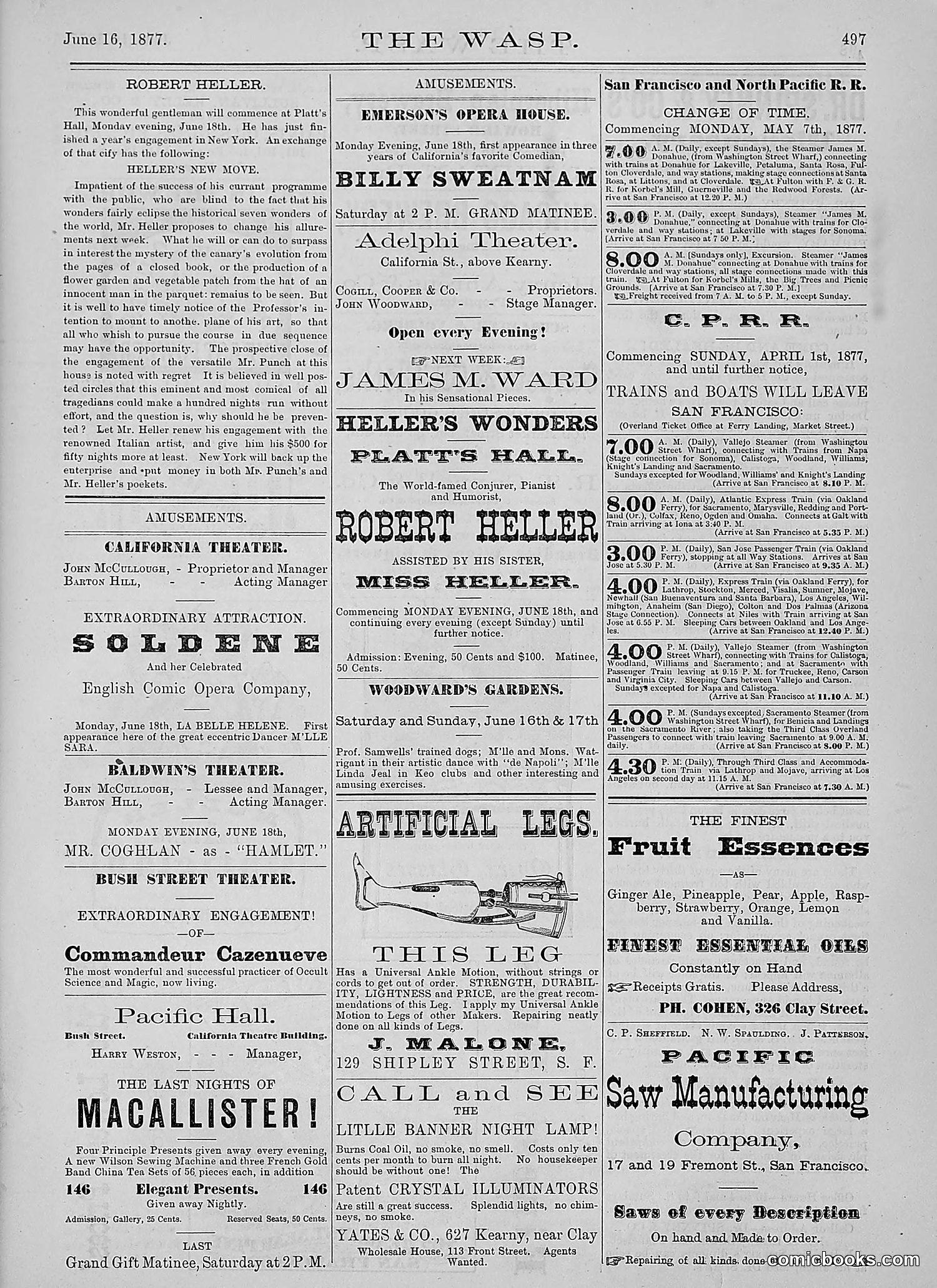 The Wasp — 1877 — page 292 of 378