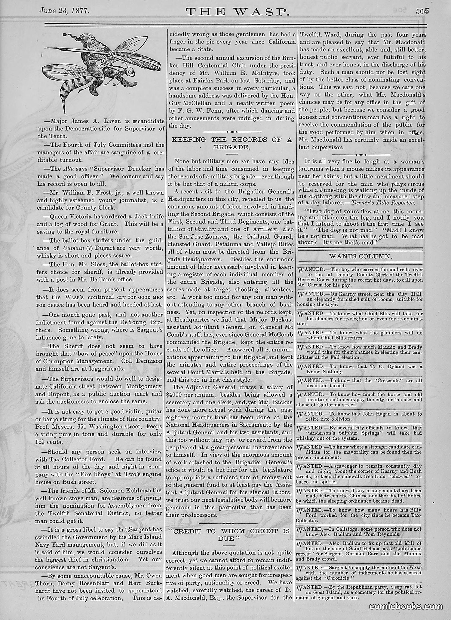 The Wasp — 1877 — page 300 of 378