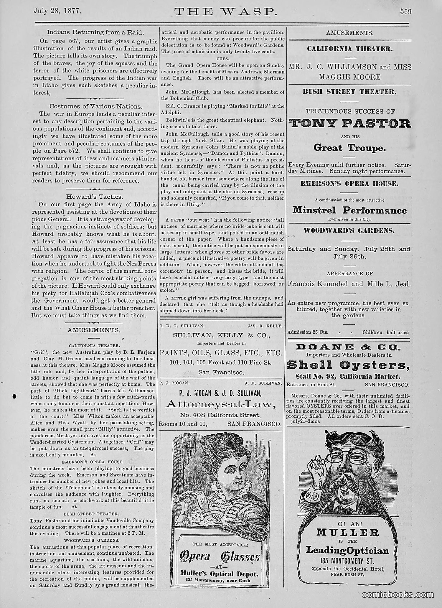 The Wasp — 1877 — page 368 of 378