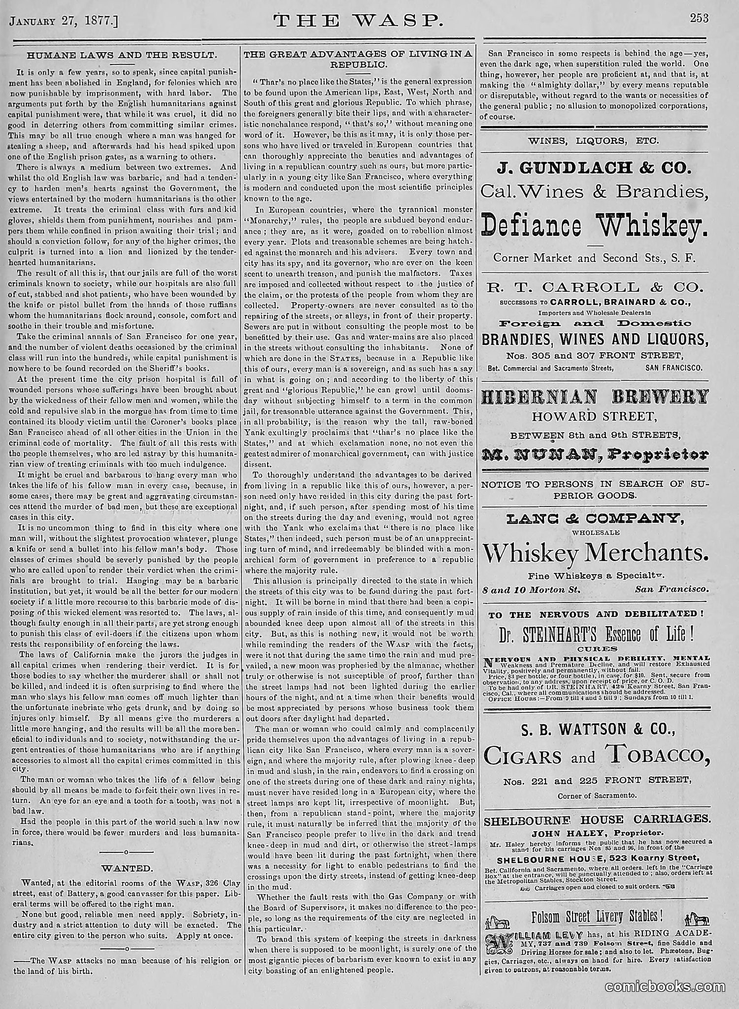 The Wasp — 1877 — page 48 of 378