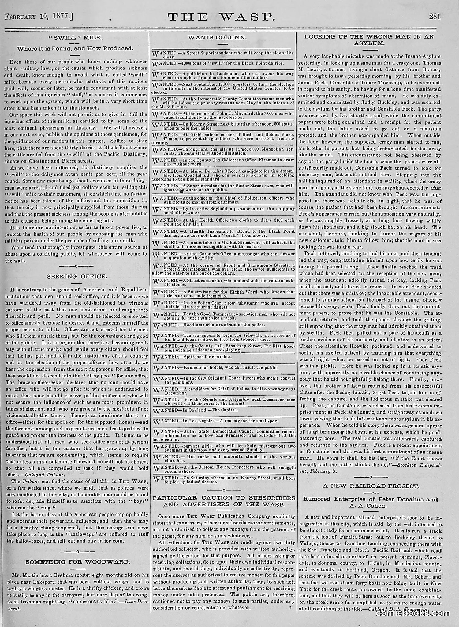 The Wasp — 1877 — page 76 of 378
