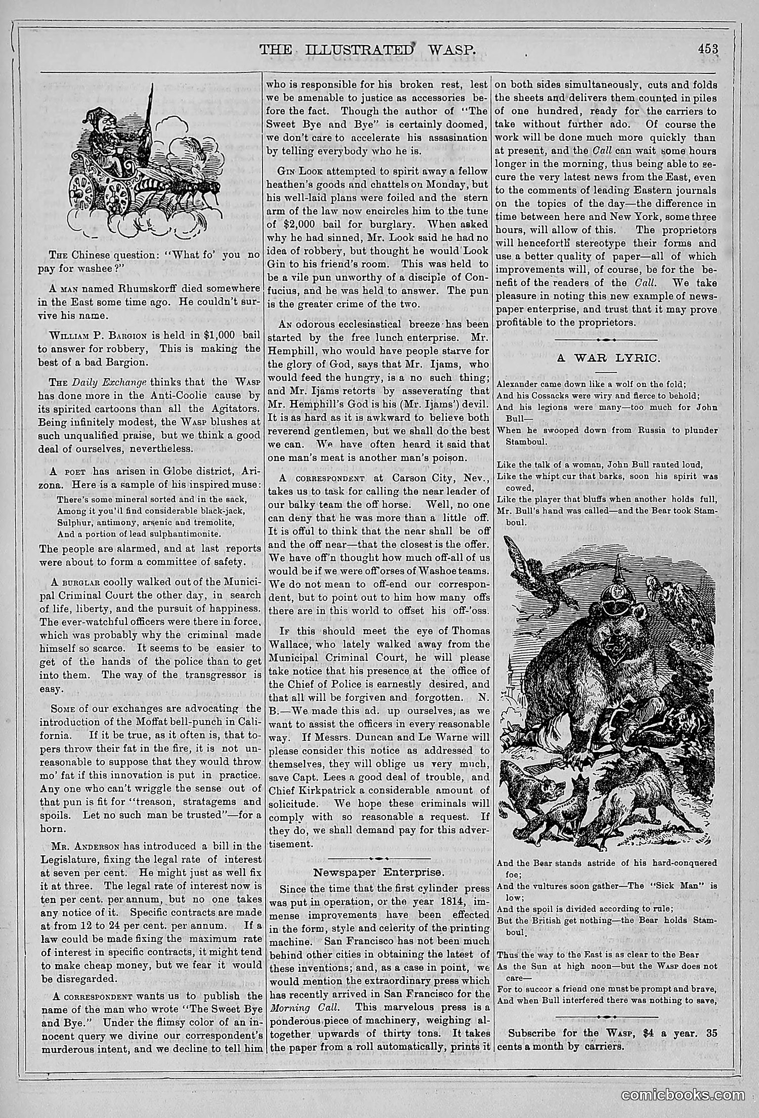 The Wasp — 1878 — page 108 of 500
