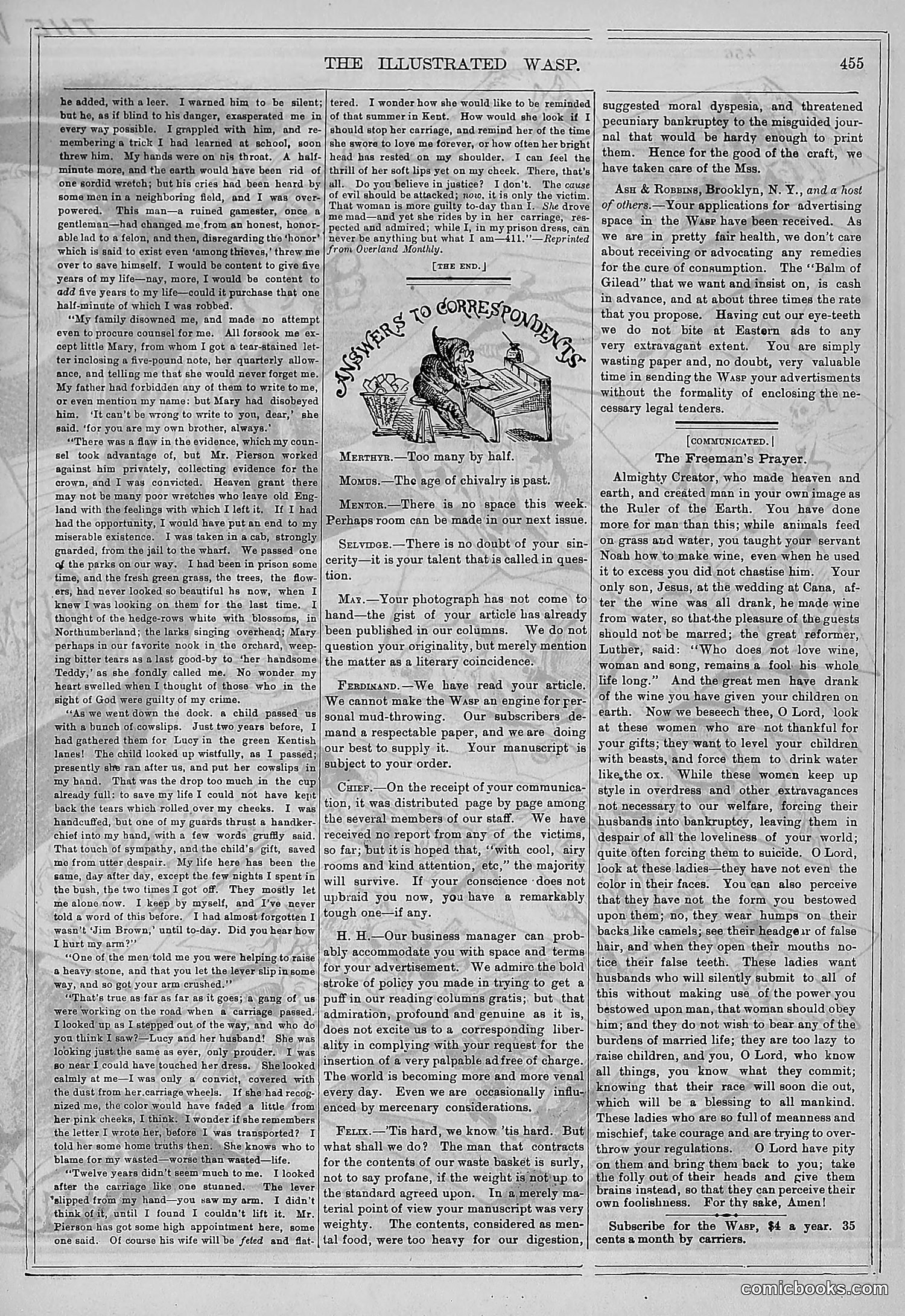 The Wasp — 1878 — page 110 of 500