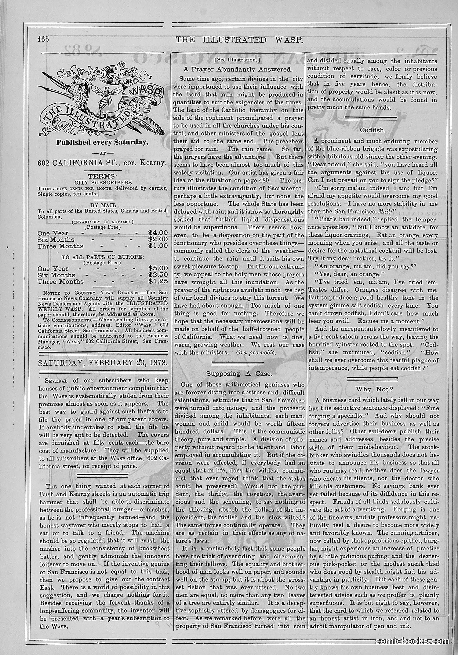 The Wasp — 1878 — page 121 of 500