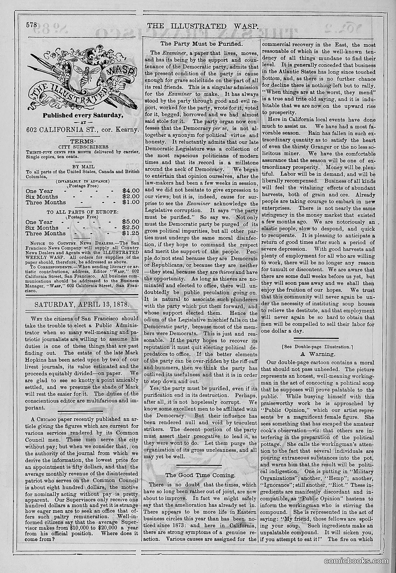 The Wasp — 1878 — page 233 of 500