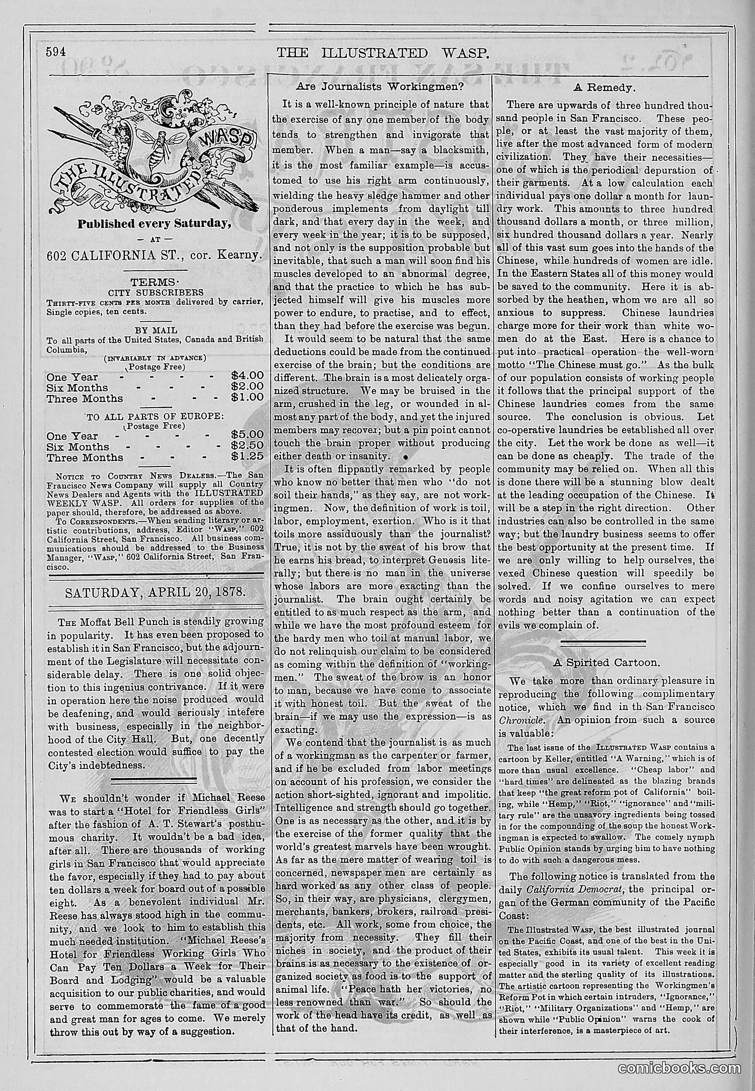 The Wasp — 1878 — page 249 of 500