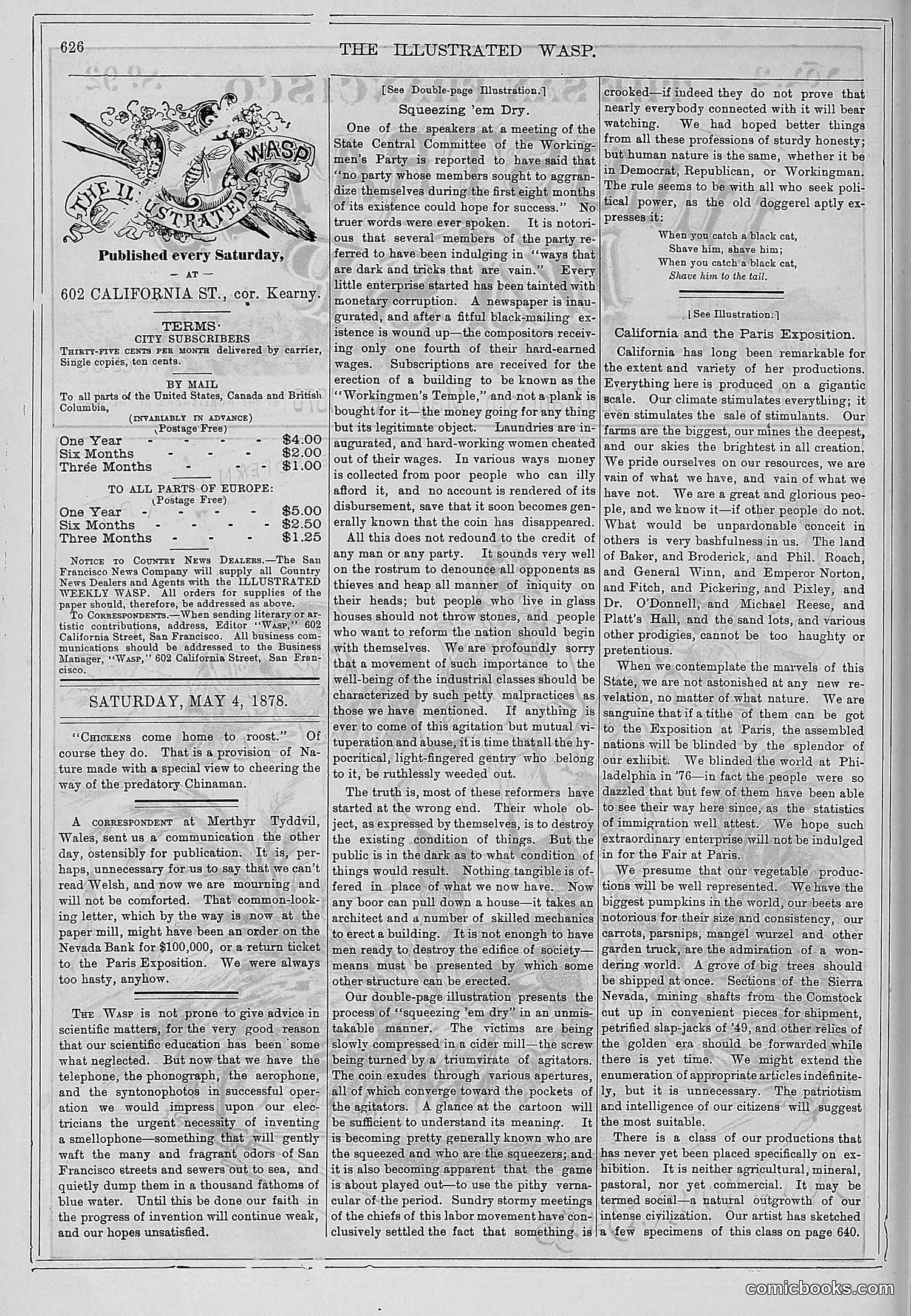 The Wasp — 1878 — page 281 of 500