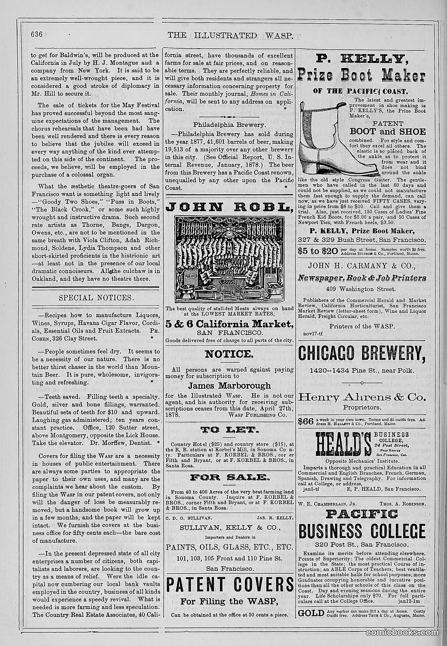 The Wasp — 1878 — page 291 of 500